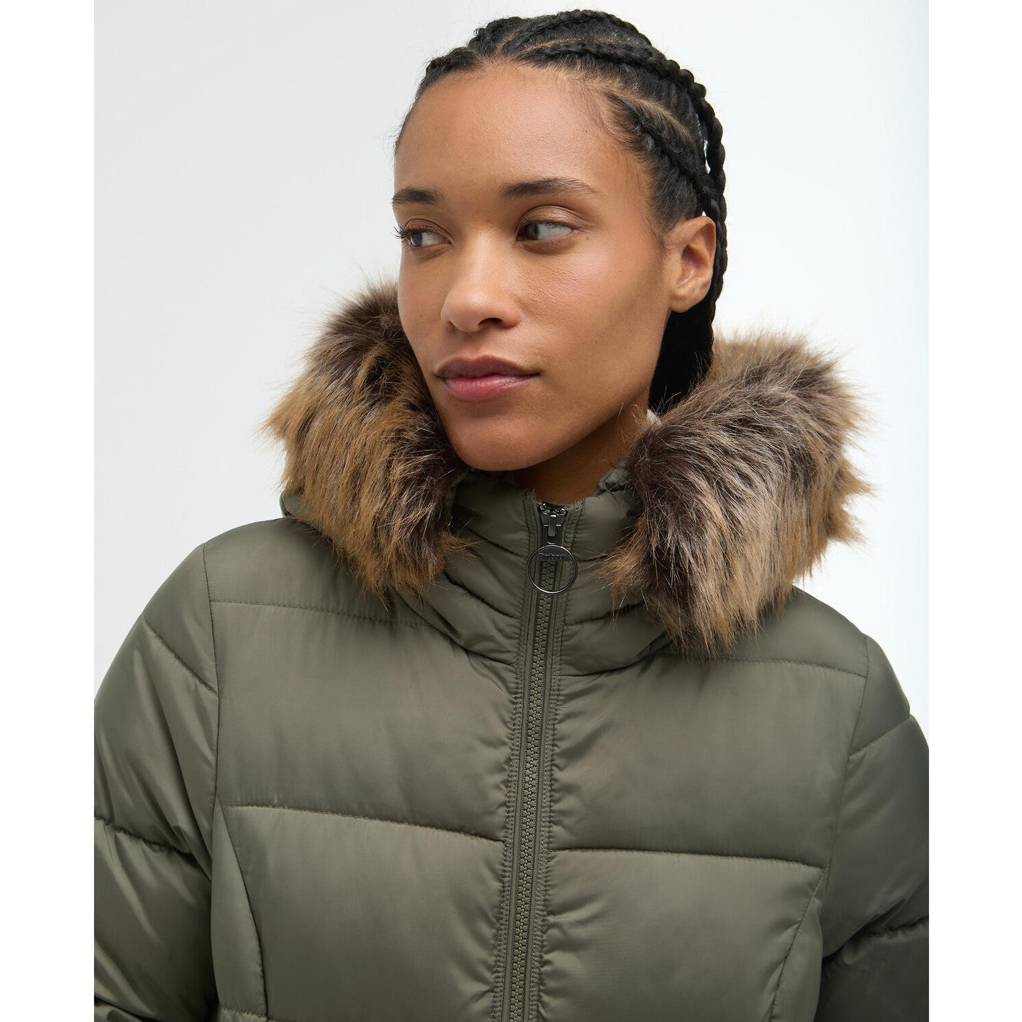 Product image 5 of 8 of Barbour Women's Rosoman Quilted Jacket - Dusty Khaki
