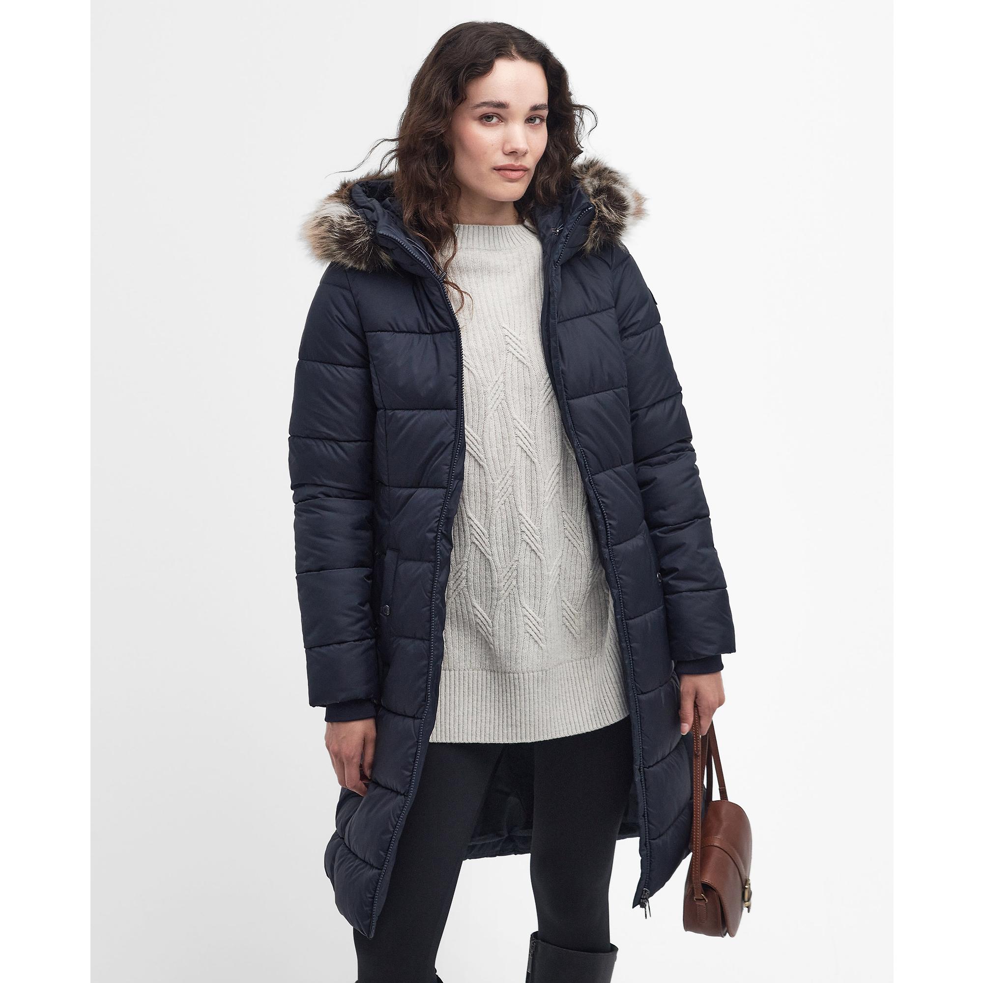 Product image 2 of 10 of Barbour Women's Rosoman Quilted Jacket - Dark Navy
