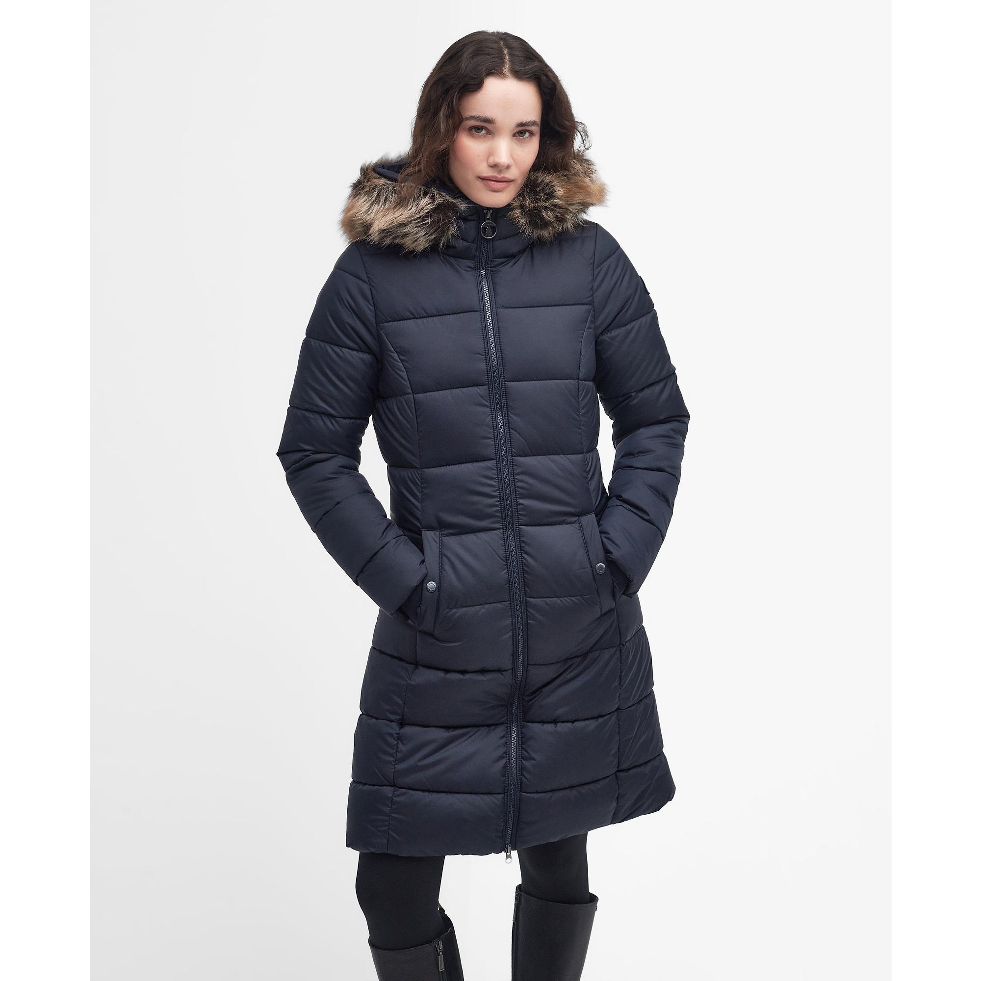 Product image 3 of 10 of Barbour Women's Rosoman Quilted Jacket - Dark Navy