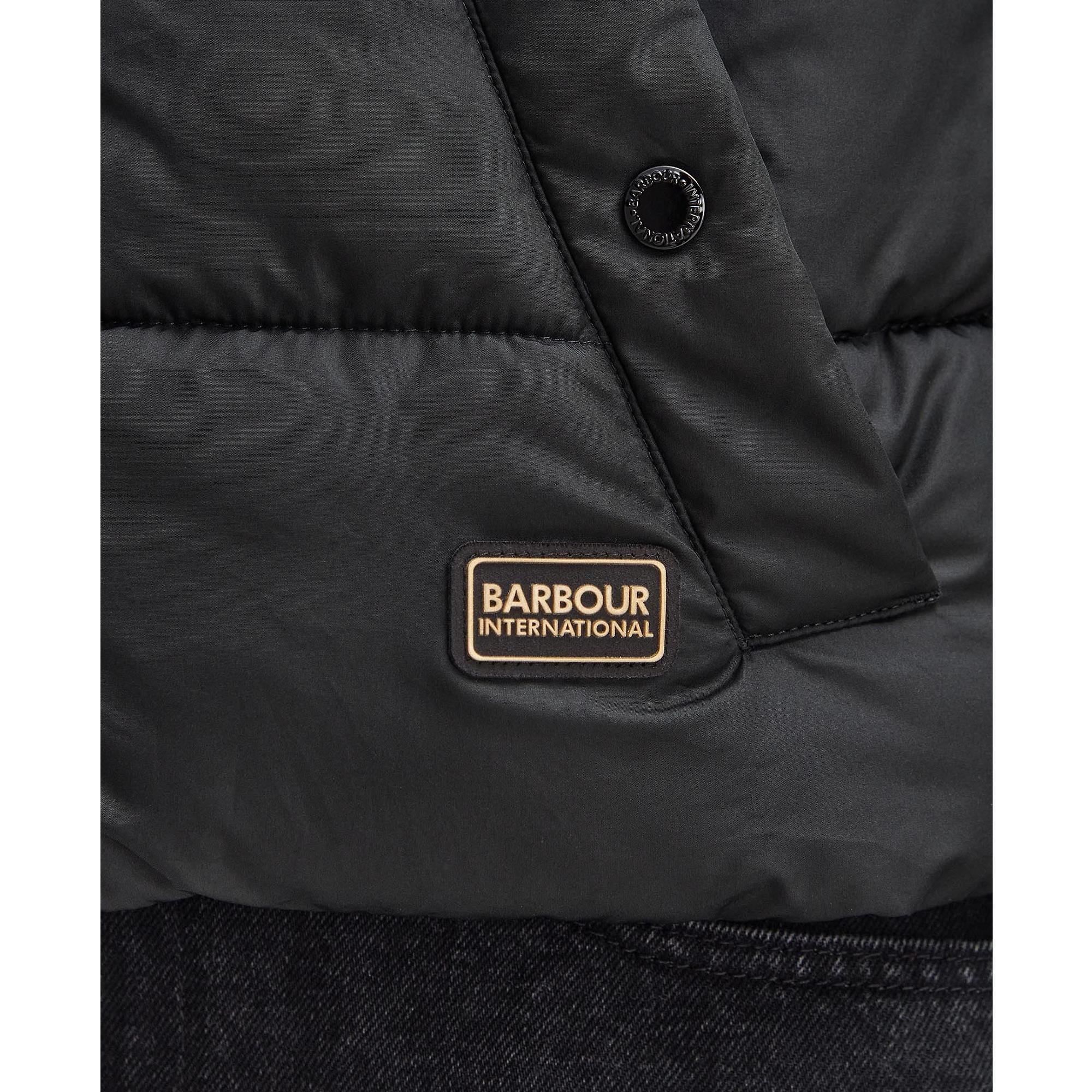 Product image 9 of 10 of Barbour International Women's Webber Convertible Puffer Jacket -  Black