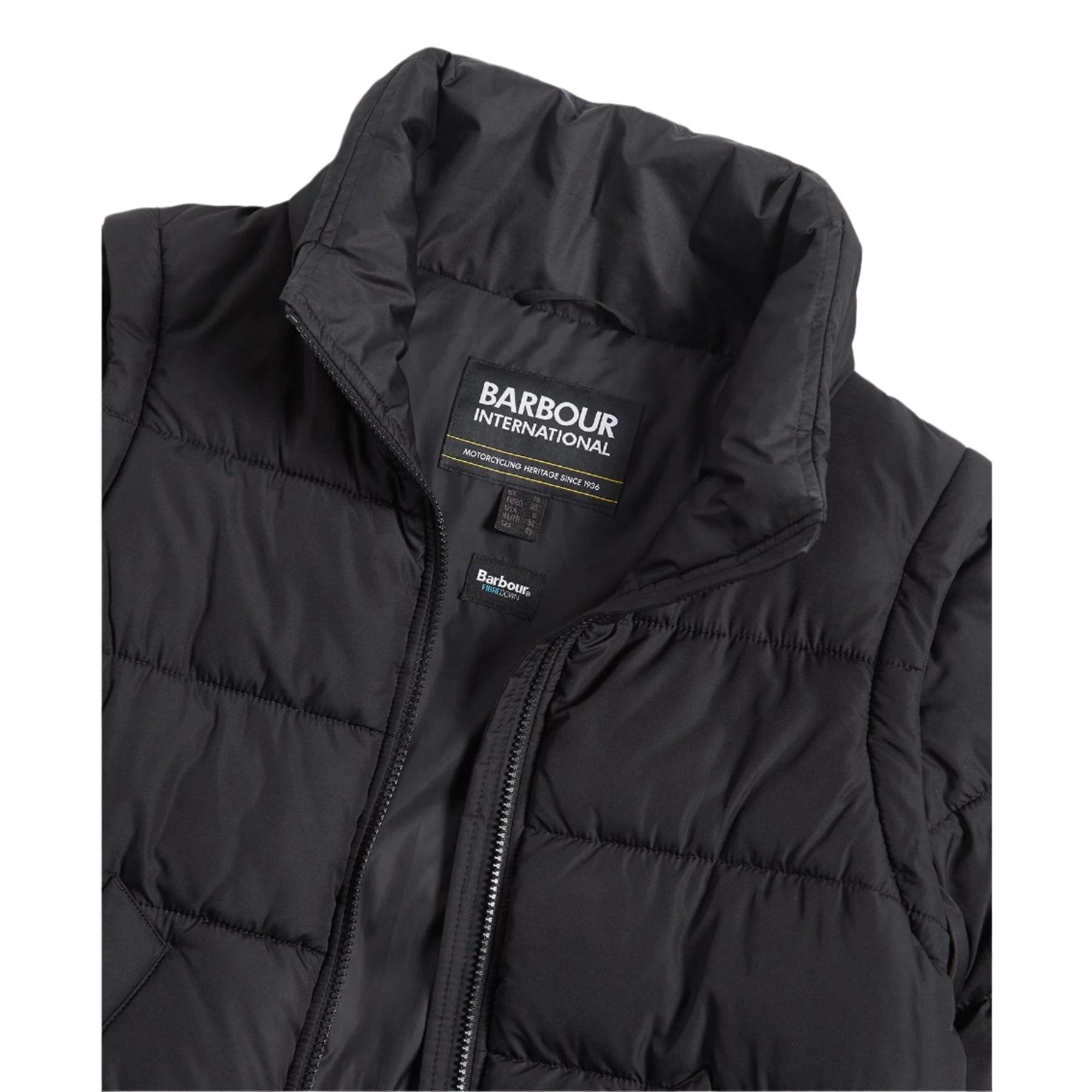 Product image 2 of 10 of Barbour International Women's Webber Convertible Puffer Jacket -  Black
