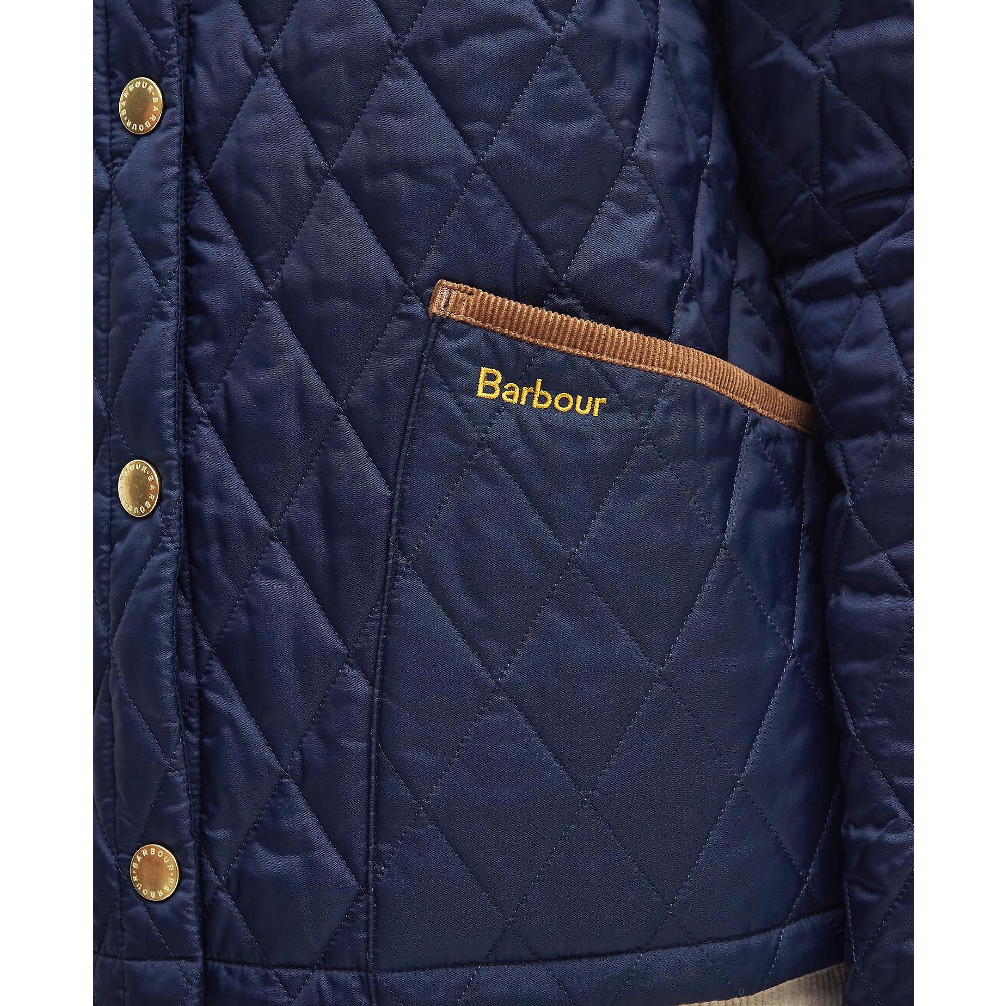Product image 6 of 10 of Barbour Women's 30th Anniversary Liddesdale Cropped Quilted Jacket - Navy/Classic