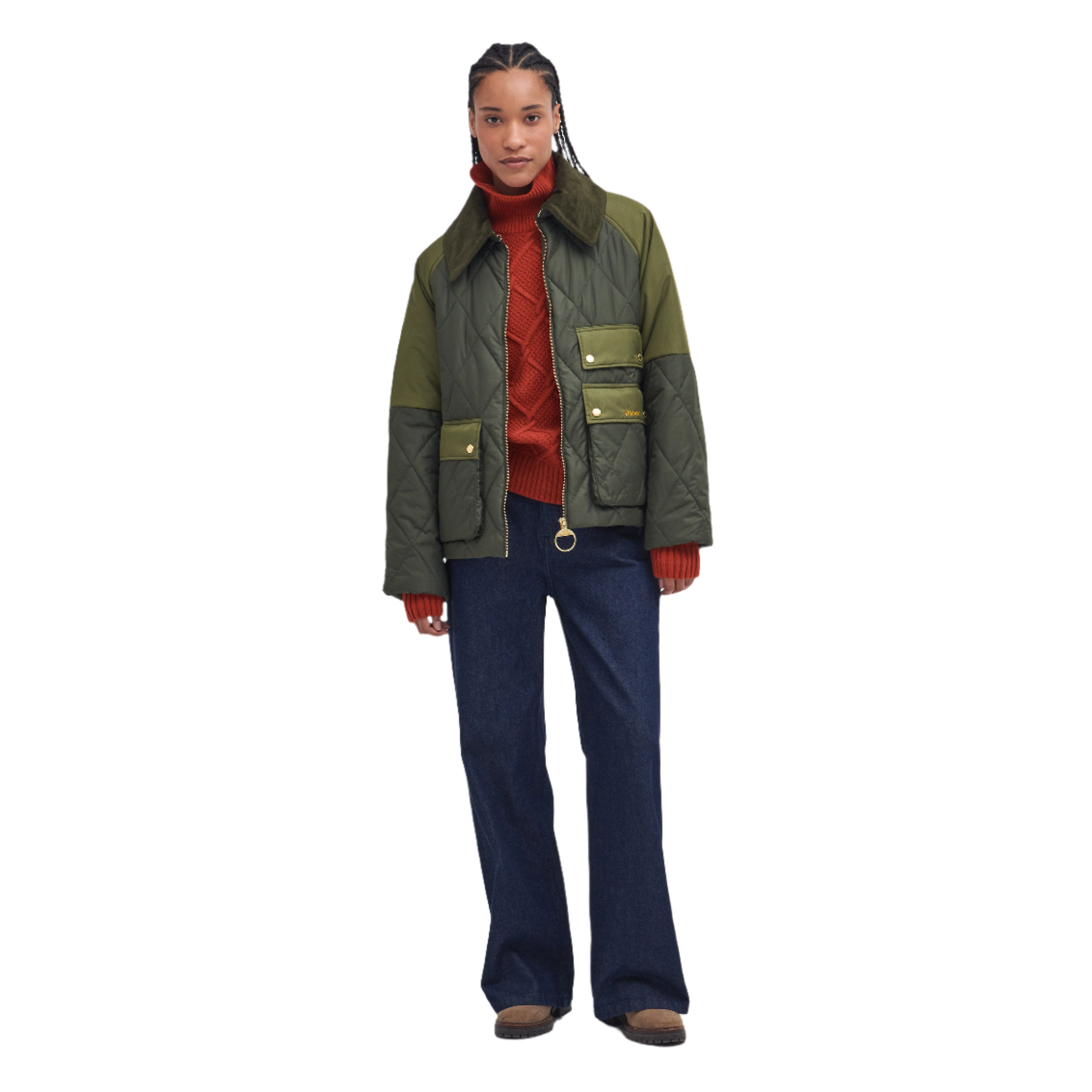 Product image 2 of 7 of Barbour Women's Milby Quilted Jacket - Olive