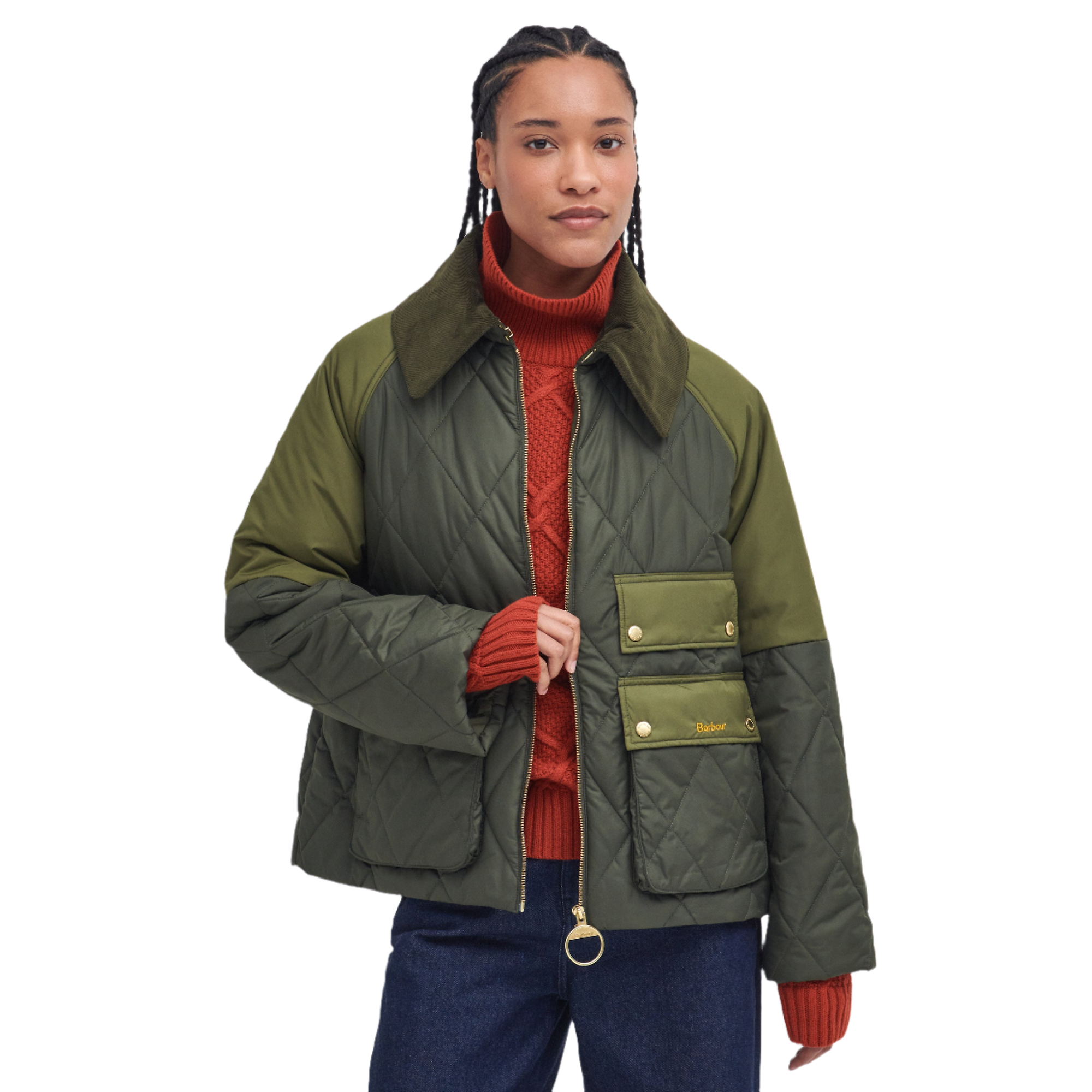 Product image 3 of 7 of Barbour Women's Milby Quilted Jacket - Olive