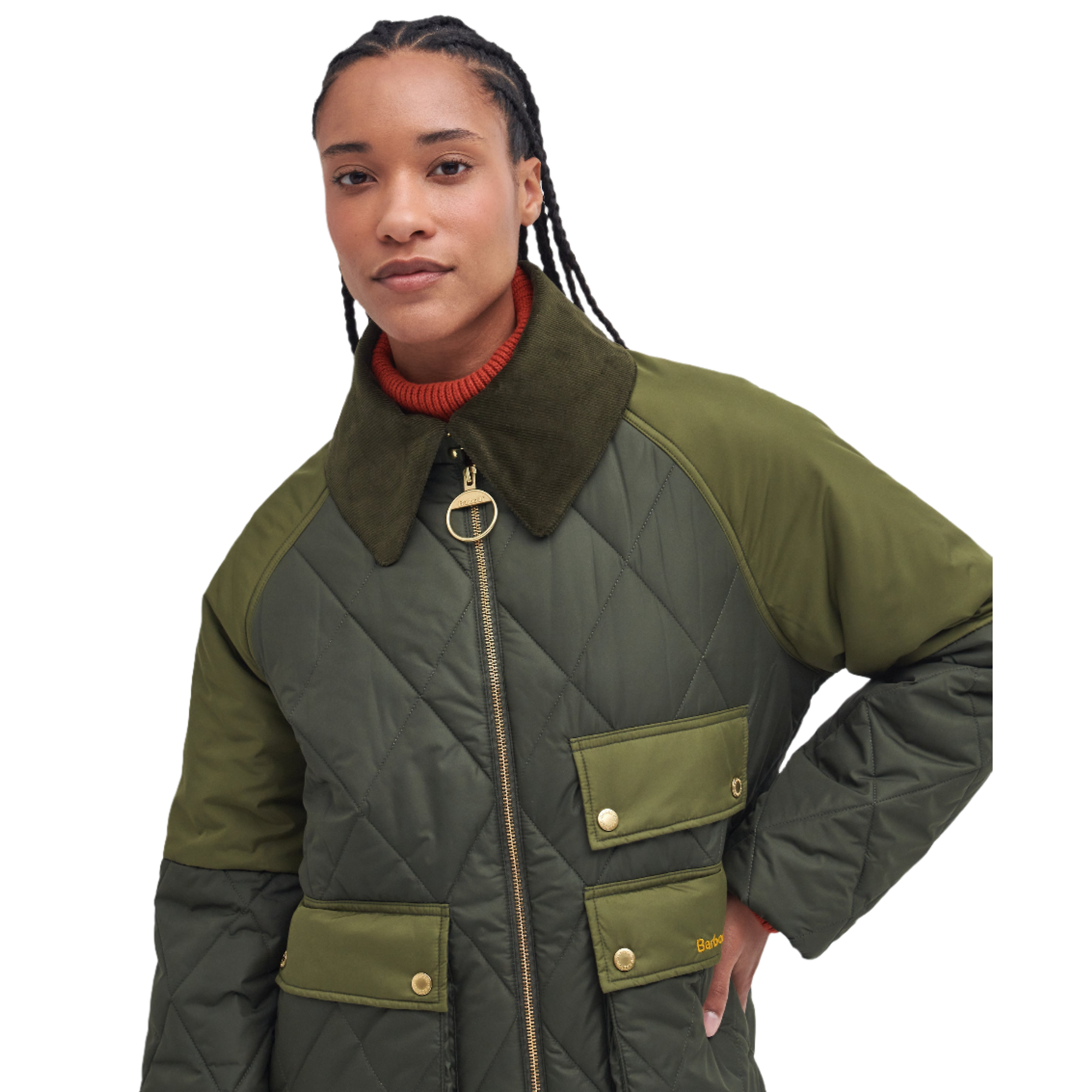 Product image 5 of 7 of Barbour Women's Milby Quilted Jacket - Olive