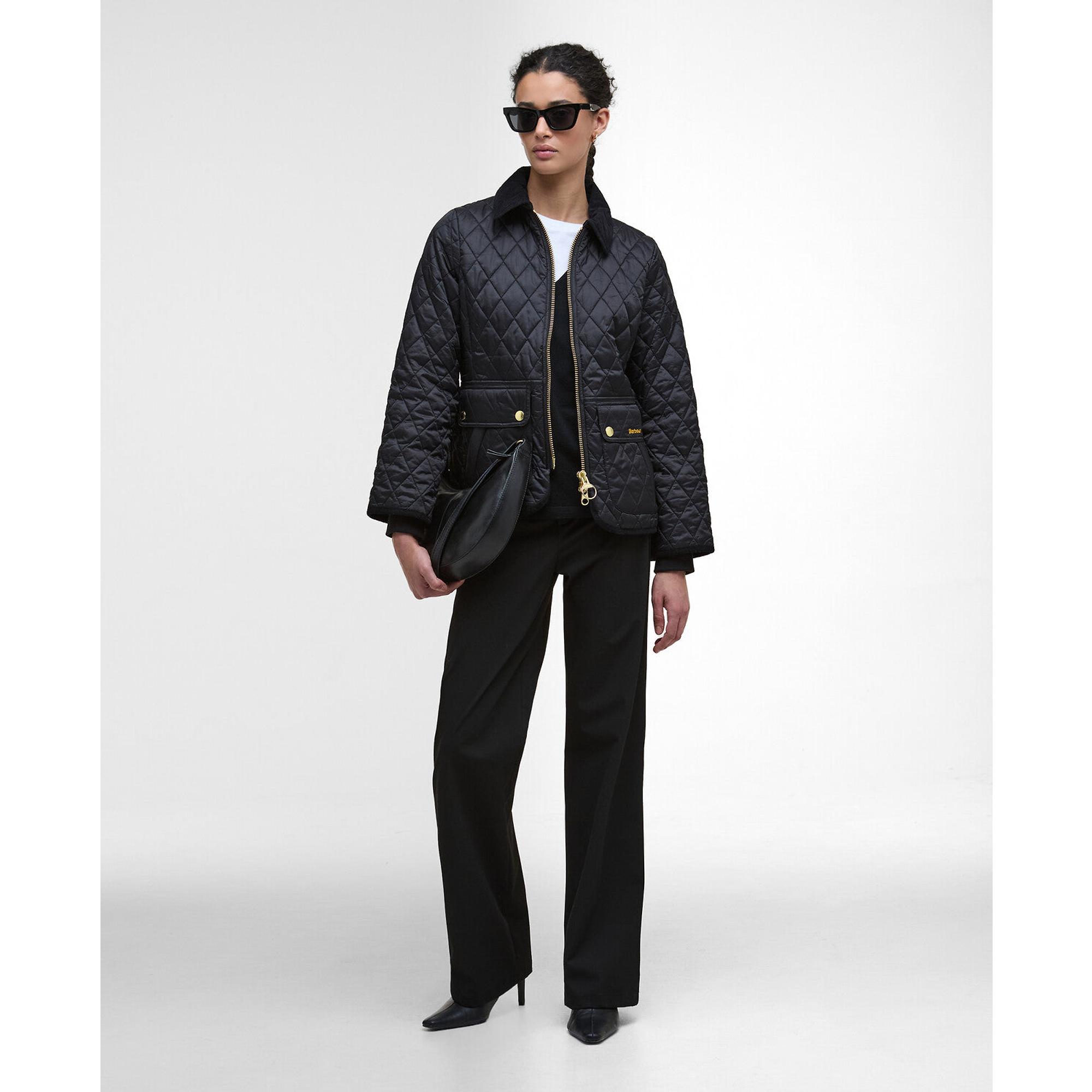 Product image 3 of 8 of Barbour Women's Fitted Beadnell Quilted Jacket - Black/Classic