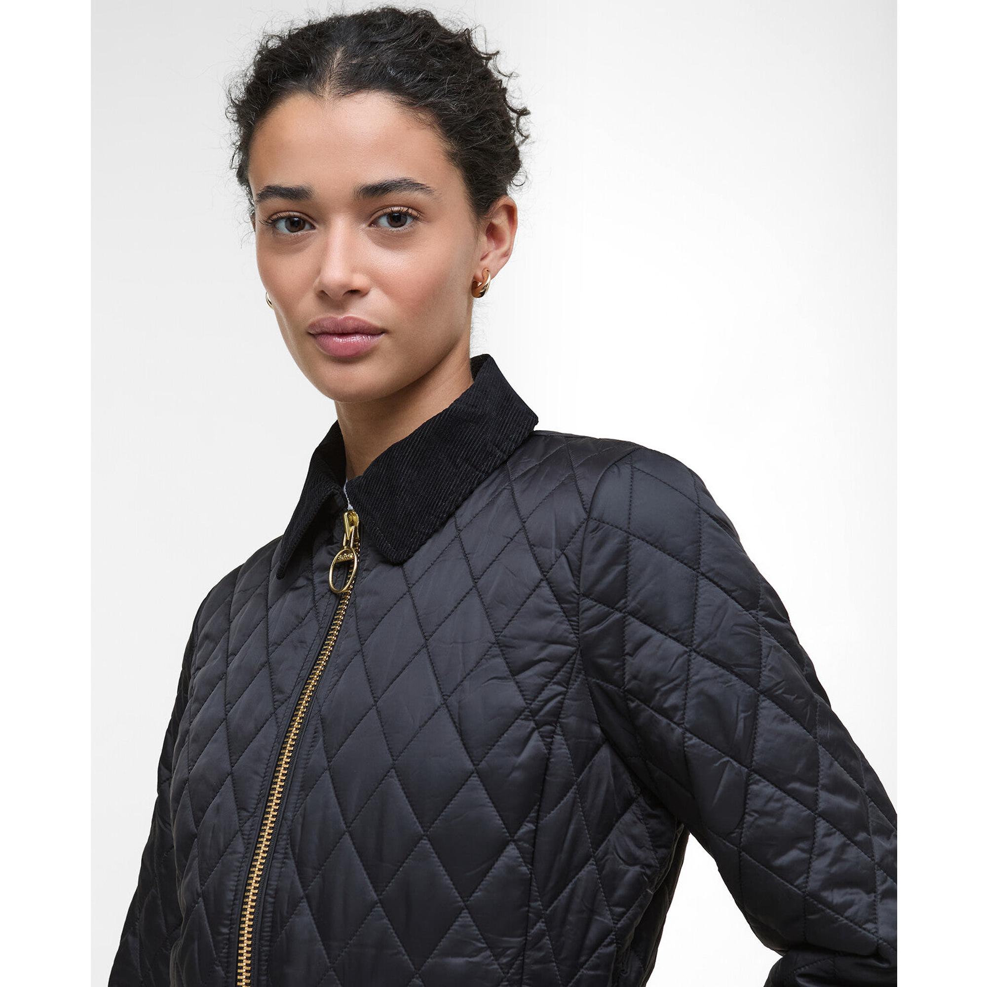 Product image 5 of 8 of Barbour Women's Fitted Beadnell Quilted Jacket - Black/Classic