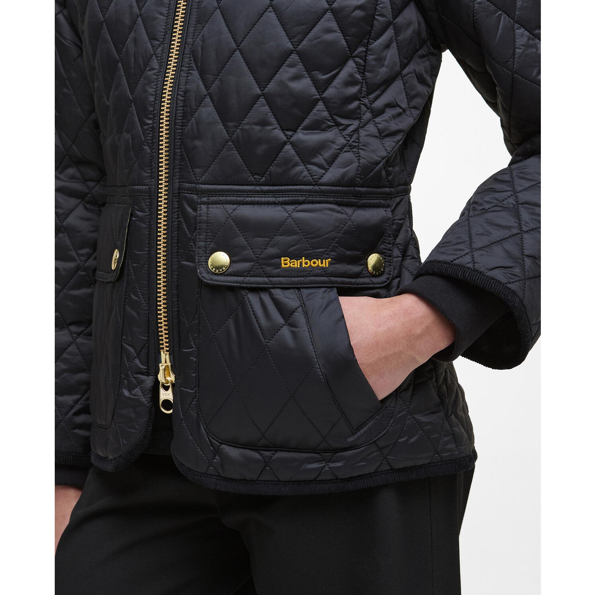 Product image 7 of 8 of Barbour Women's Fitted Beadnell Quilted Jacket - Black/Classic