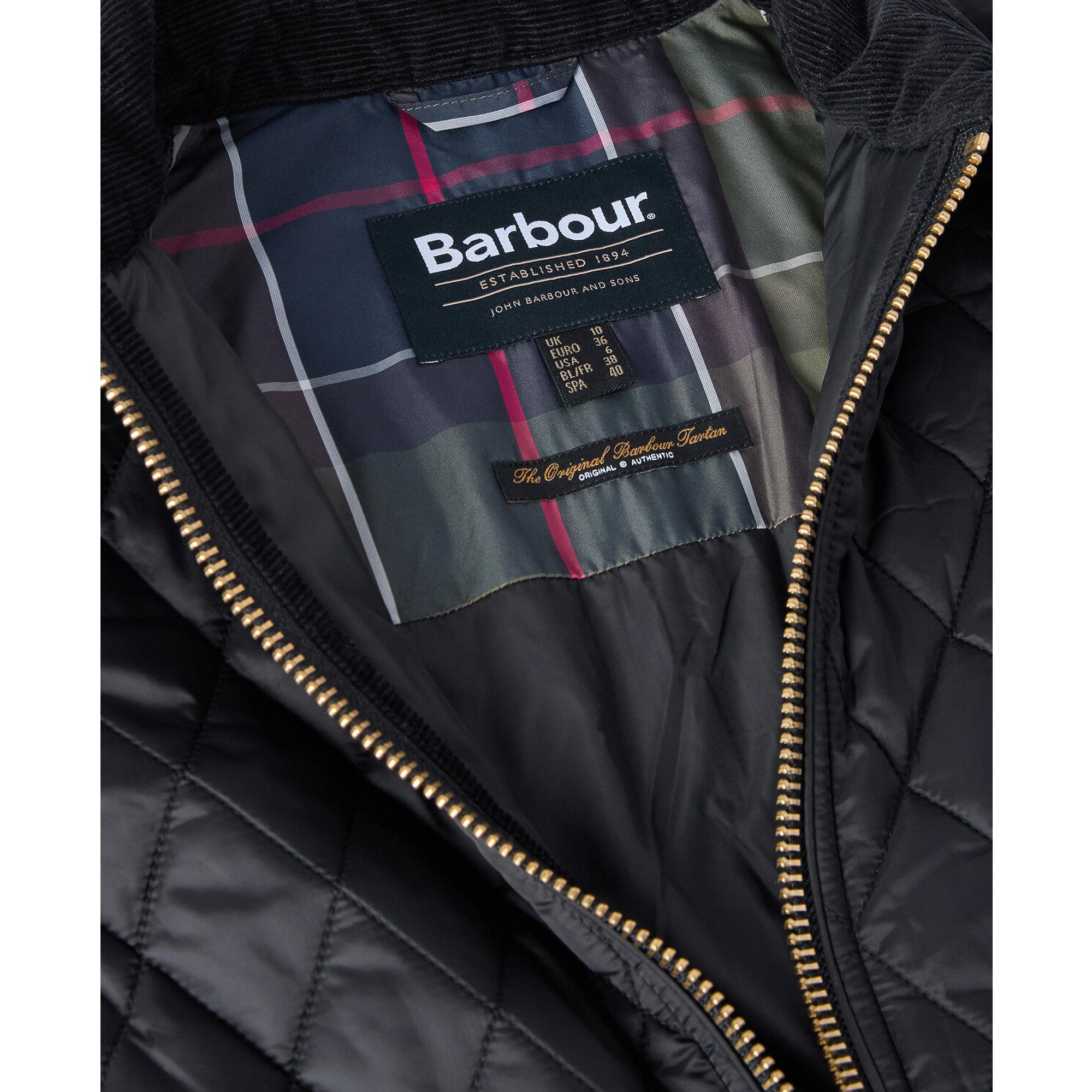 Product image 8 of 8 of Barbour Women's Fitted Beadnell Quilted Jacket - Black/Classic