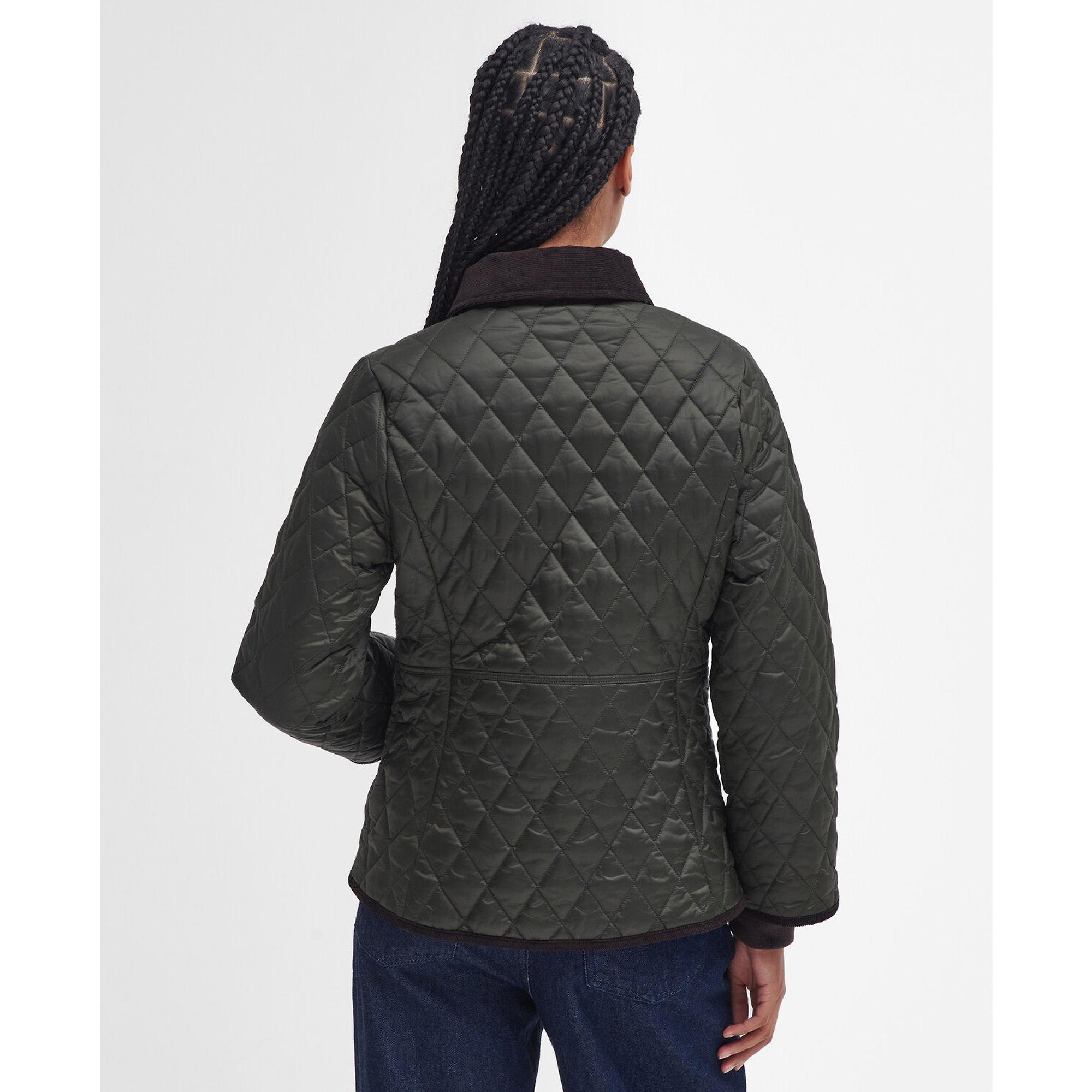 Product image 4 of 9 of Barbour Women's Fitted Beadnell Quilted Jacket - Sage/Ancient
