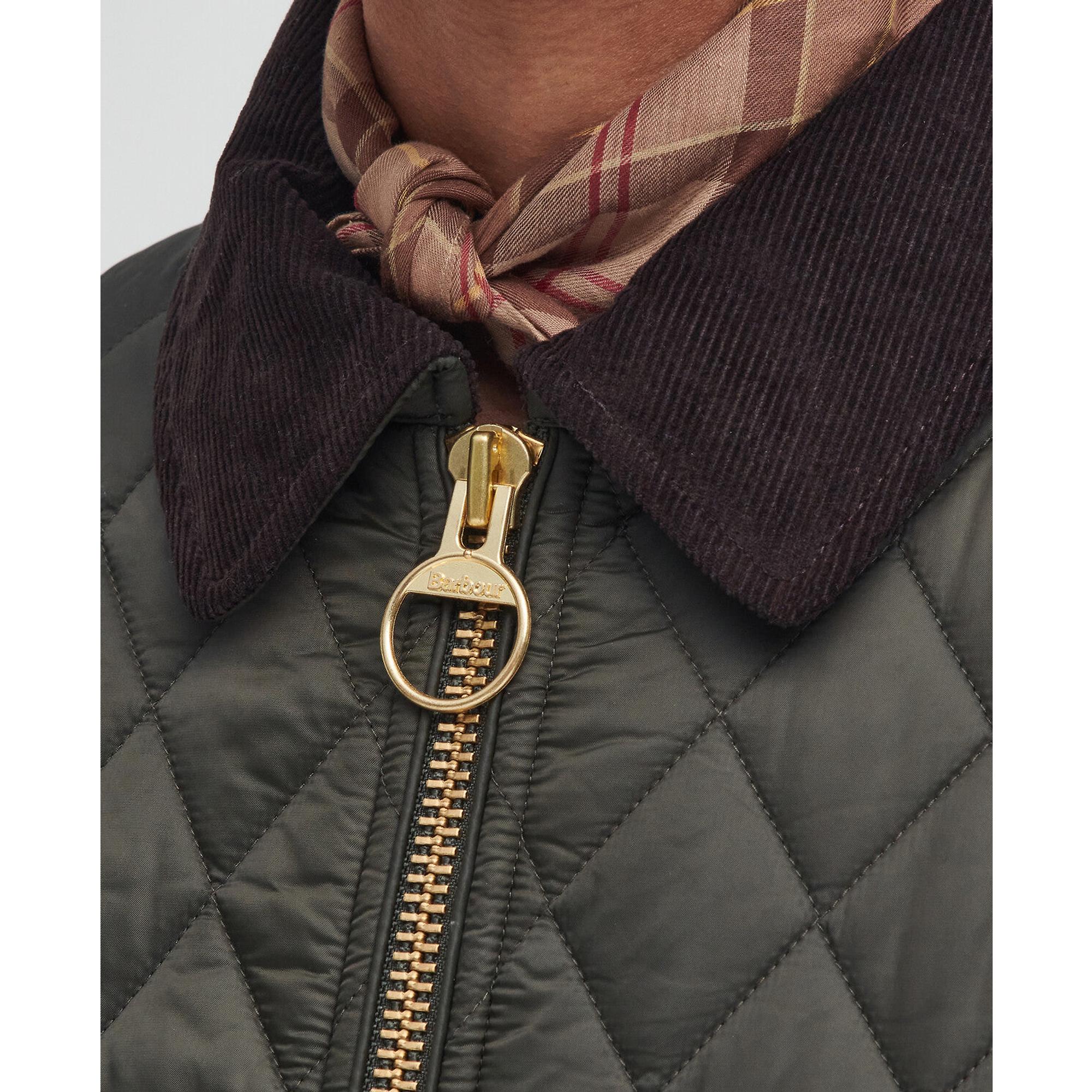 Product image 6 of 9 of Barbour Women's Fitted Beadnell Quilted Jacket - Sage/Ancient