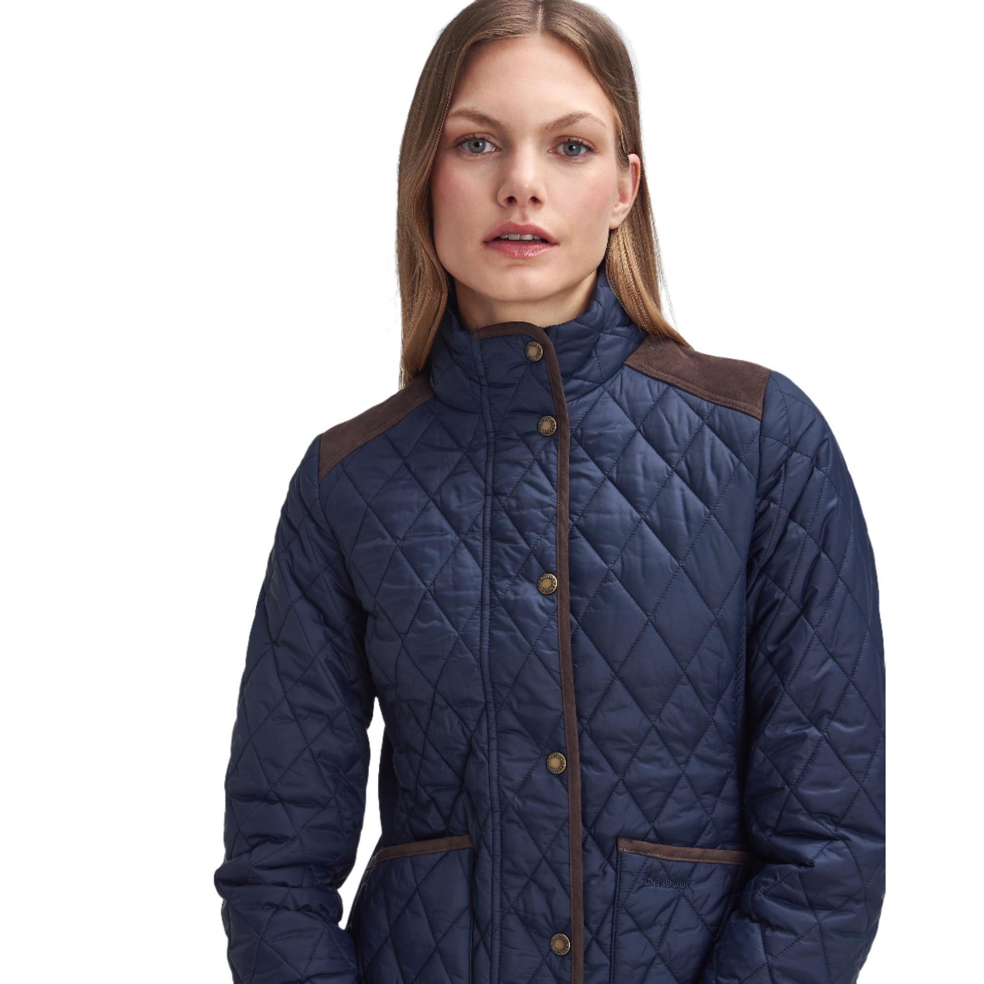 Product image 3 of 6 of Barbour Women's Highfield Quilted Jacket - Navy/Classic