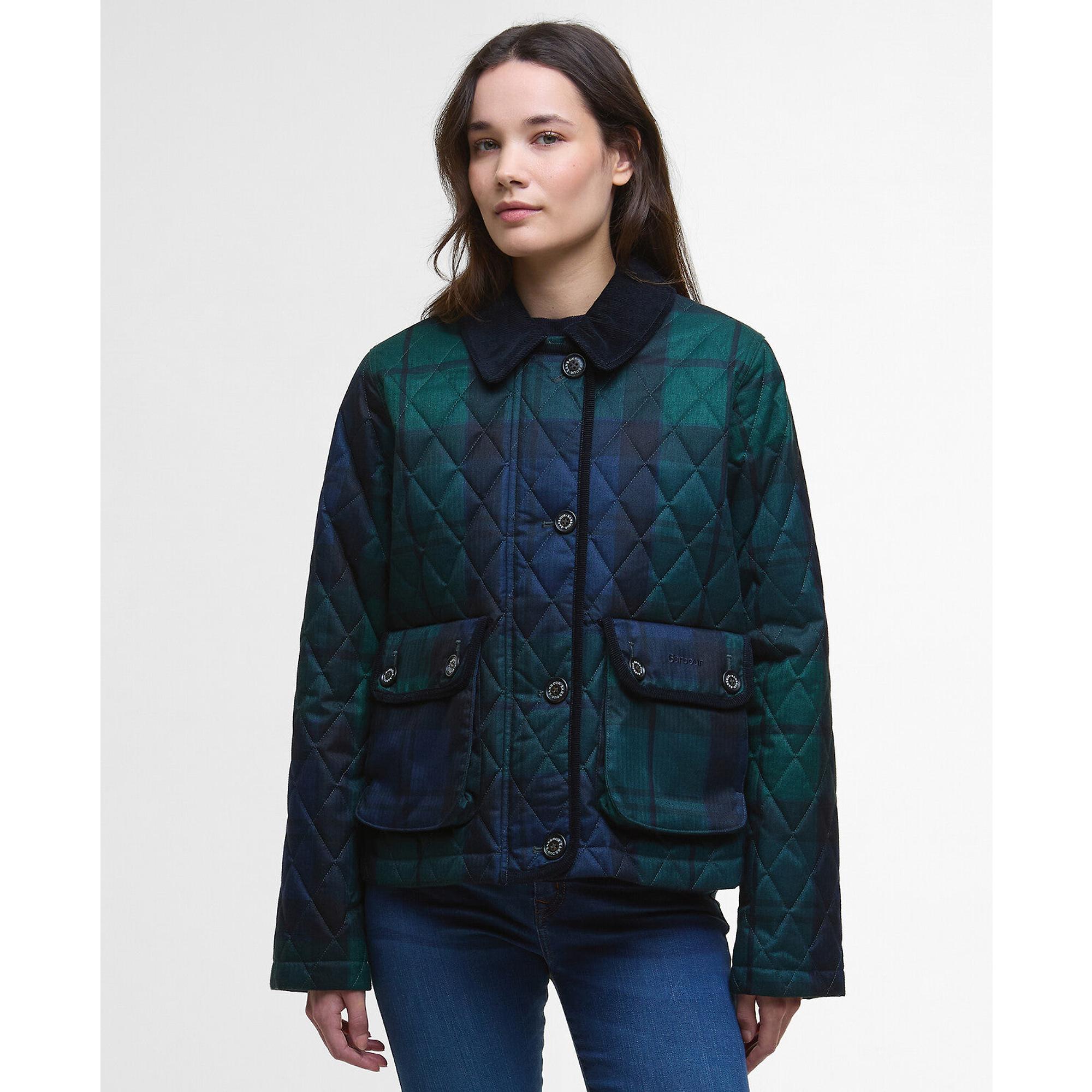 Product image 2 of 7 of Barbour Women's Loudon Quilted Jacket - Blackwatch Tartan