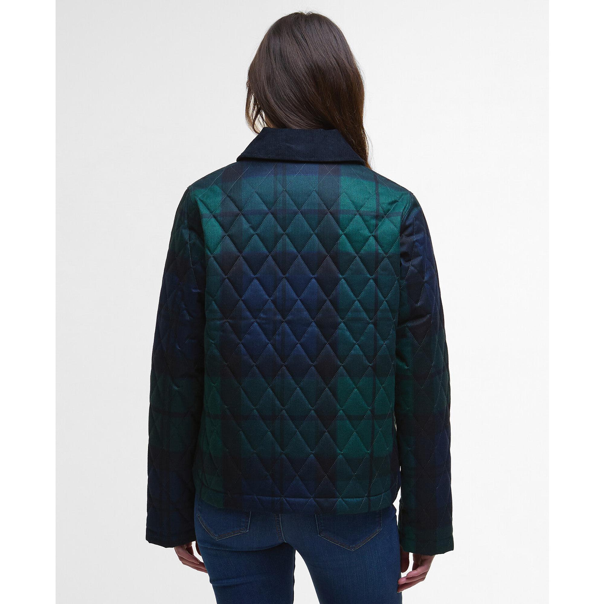 Product image 4 of 7 of Barbour Women's Loudon Quilted Jacket - Blackwatch Tartan