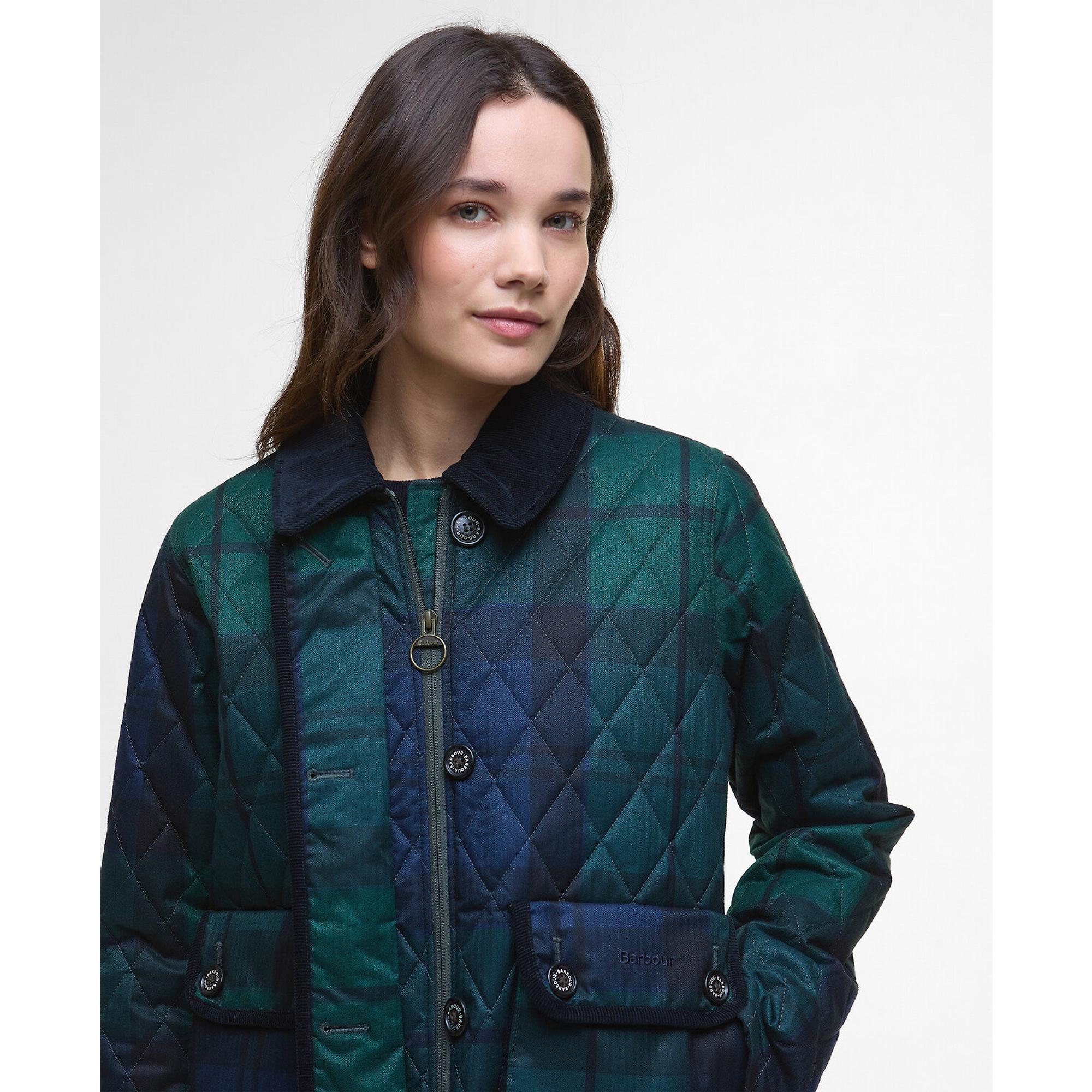 Product image 5 of 7 of Barbour Women's Loudon Quilted Jacket - Blackwatch Tartan