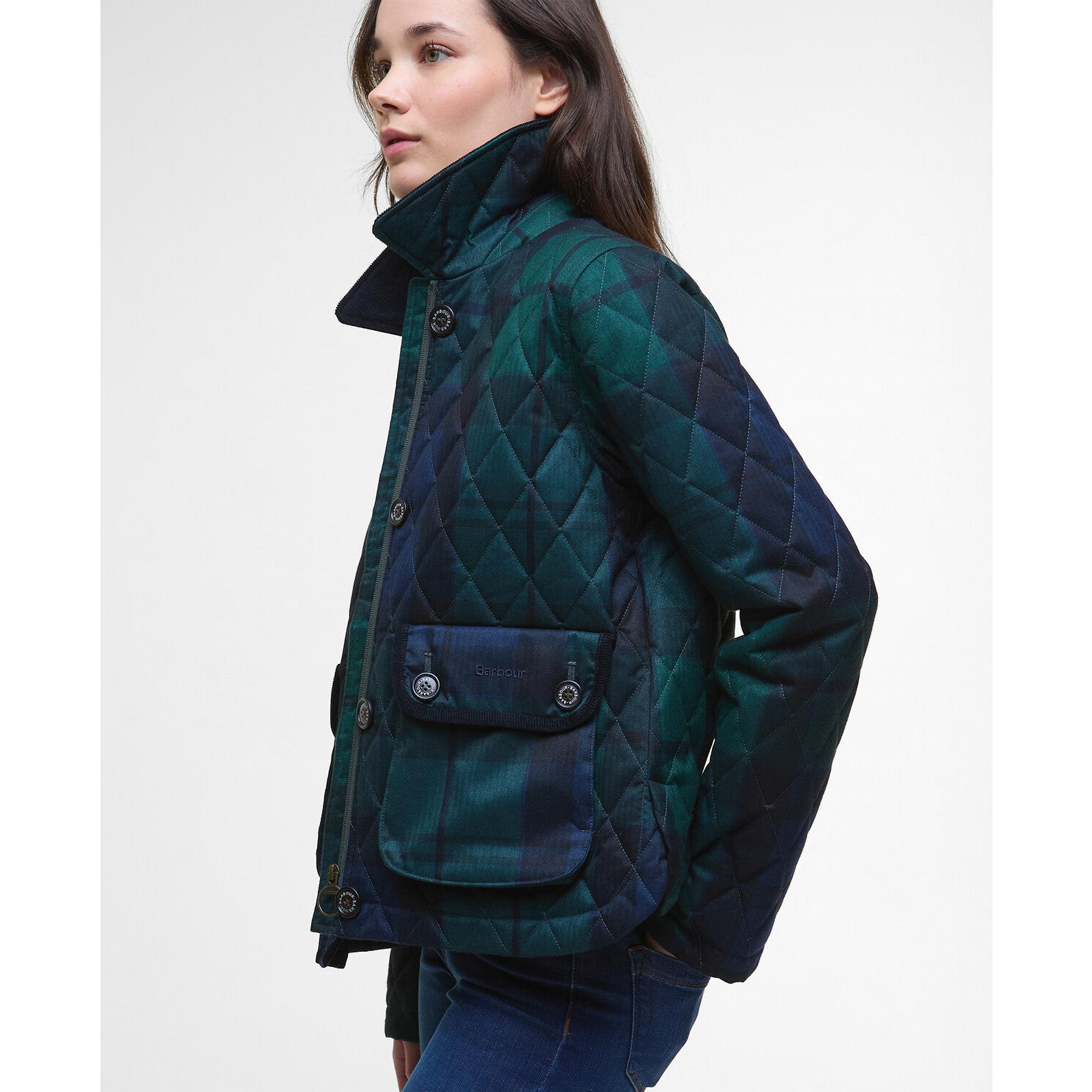 Product image 6 of 7 of Barbour Women's Loudon Quilted Jacket - Blackwatch Tartan