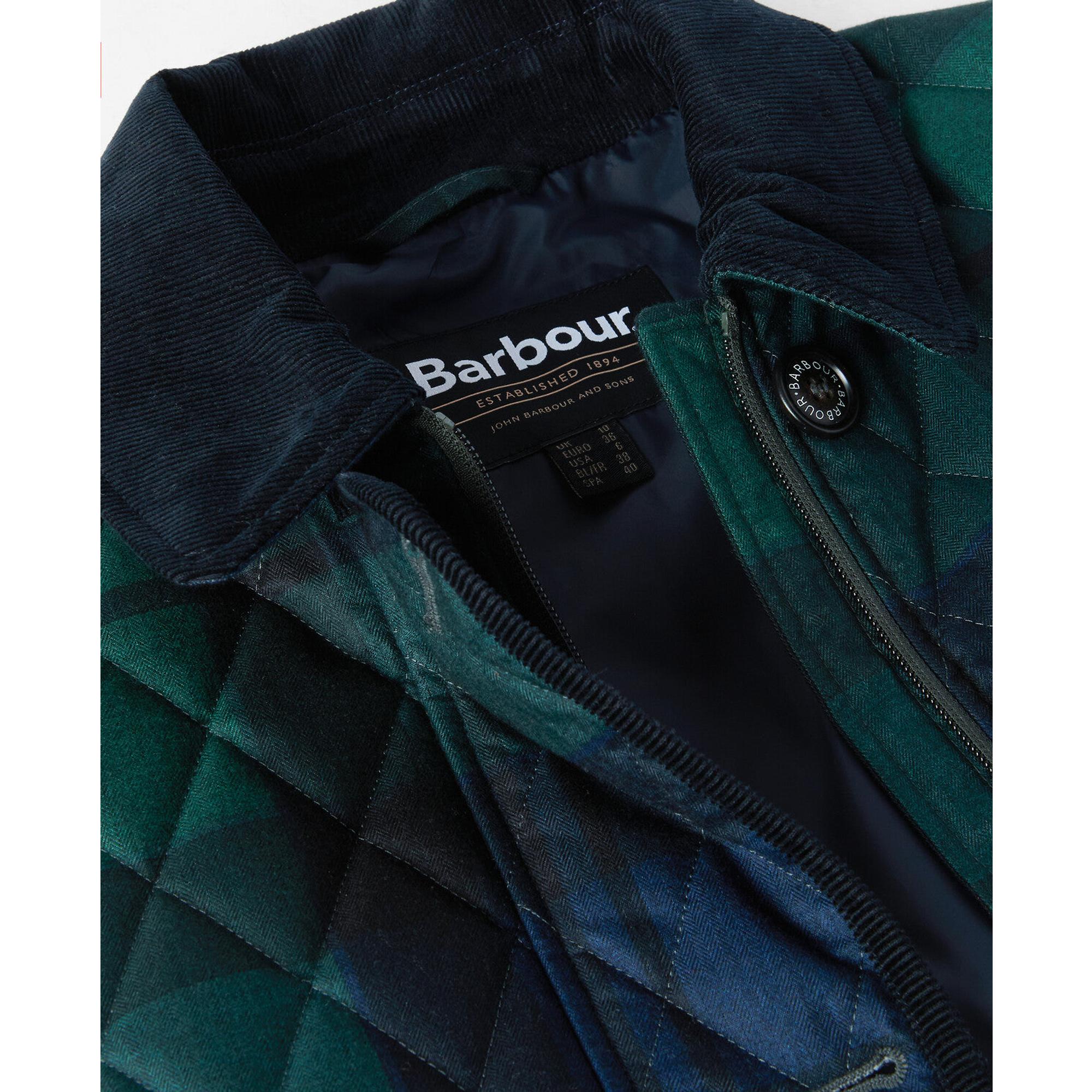 Product image 7 of 7 of Barbour Women's Loudon Quilted Jacket - Blackwatch Tartan