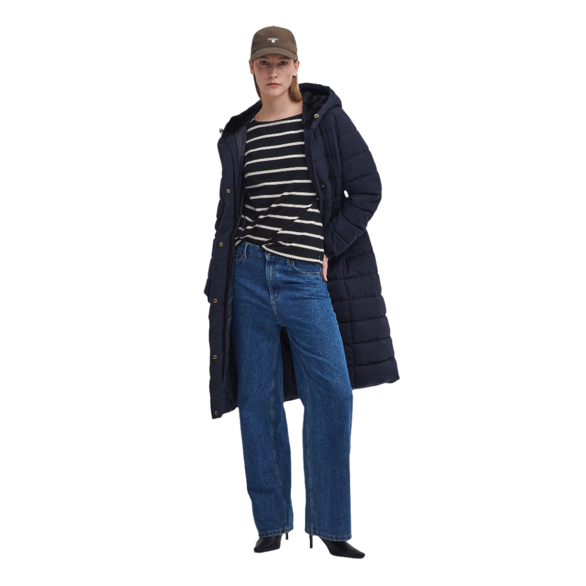Product image 2 of 8 of Barbour Women's Clarence Puffer Jacket - Dark Navy