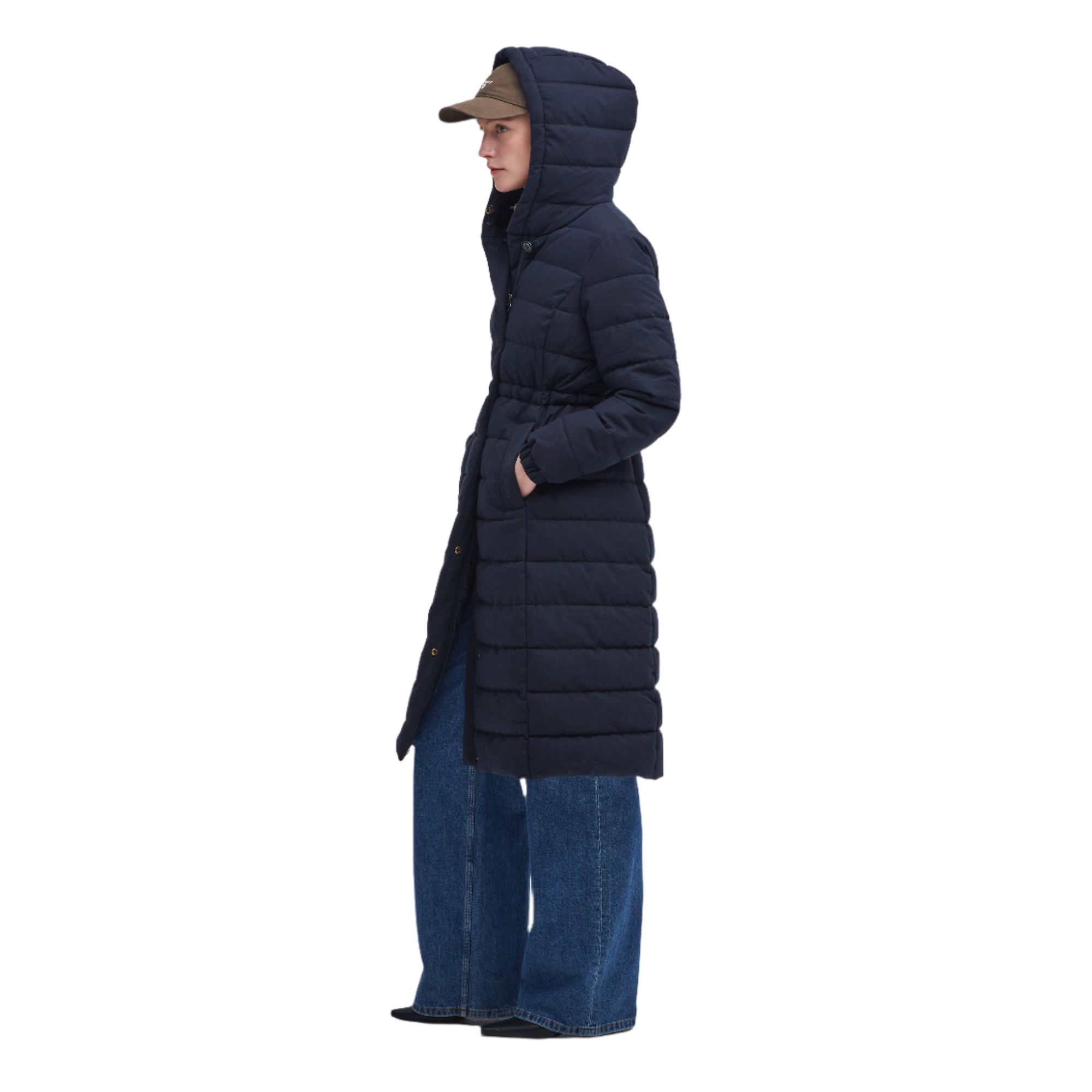 Product image 3 of 8 of Barbour Women's Clarence Puffer Jacket - Dark Navy