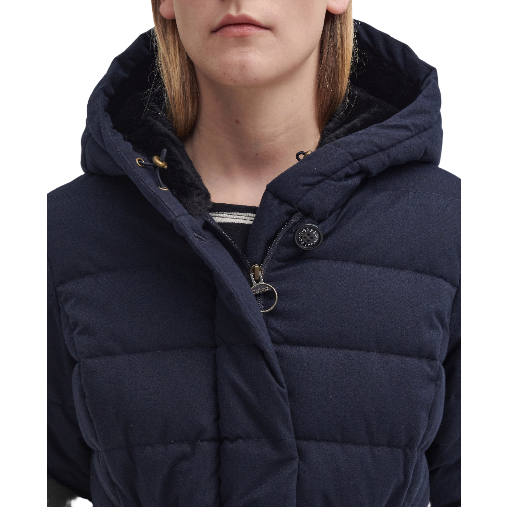 Product image 7 of 8 of Barbour Women's Clarence Puffer Jacket - Dark Navy