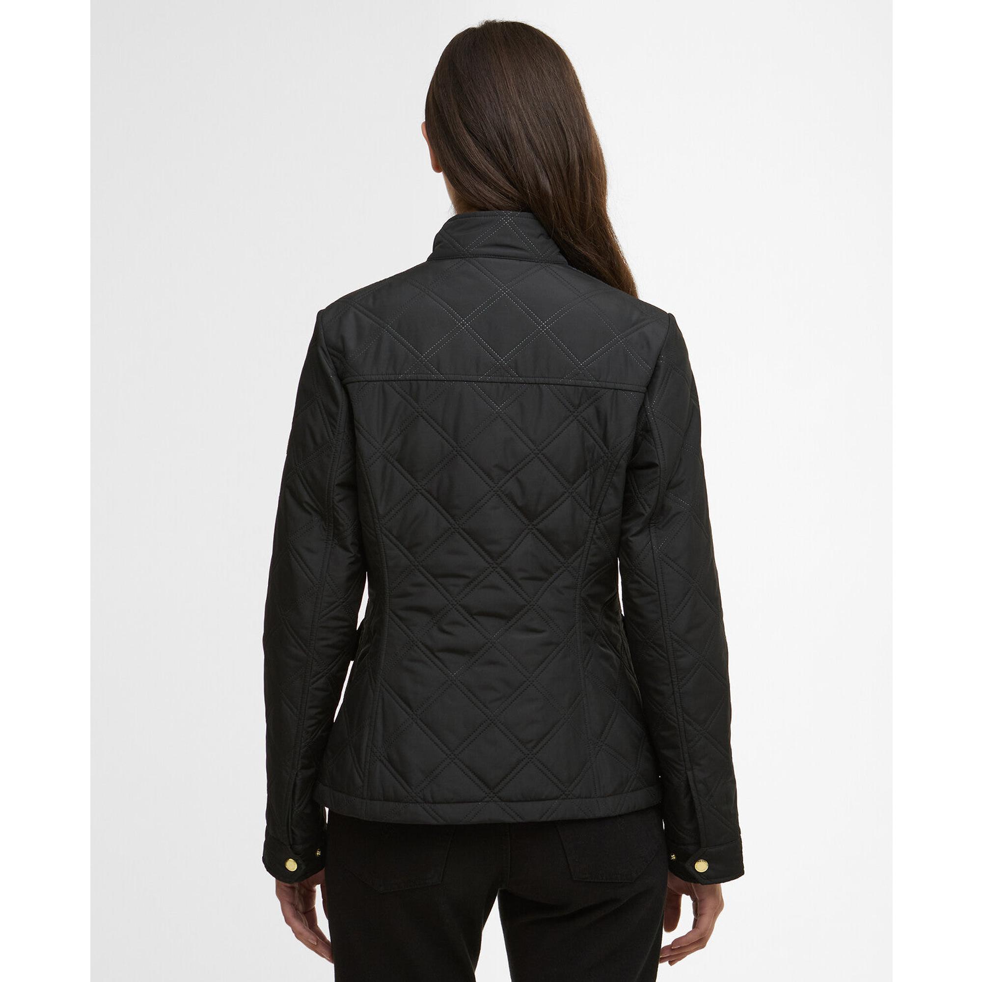 Product image 4 of 6 of Barbour International Women's Halsey Quilted Jacket - Black/Black