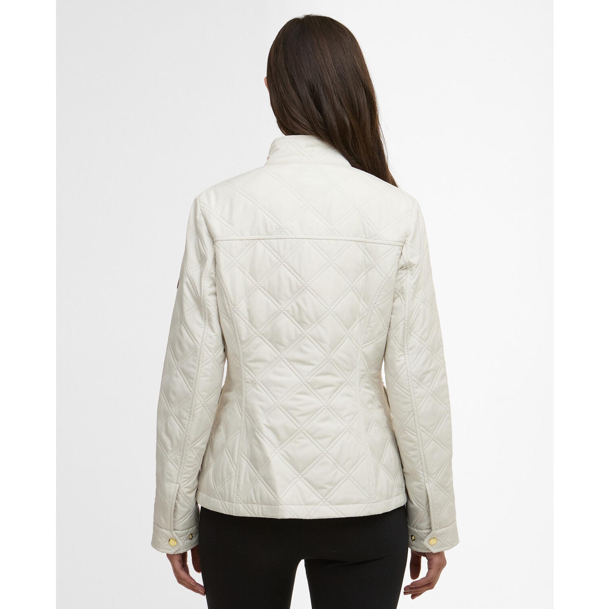 Product image 4 of 6 of Barbour International Women's Halsey Quilted Jacket - Silver Birch/Silver Birch