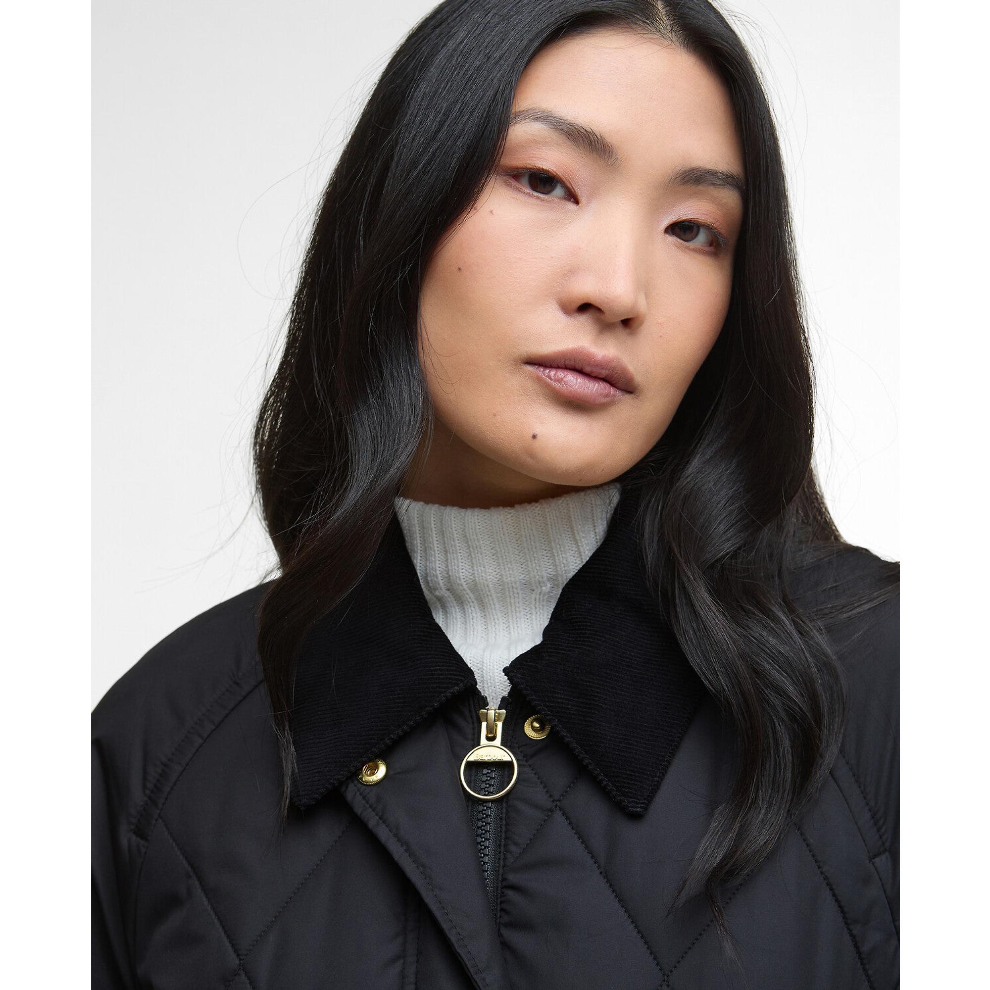 Product image 5 of 7 of Barbour Women's Martha Quilted Jacket - Black/Classic Tartan