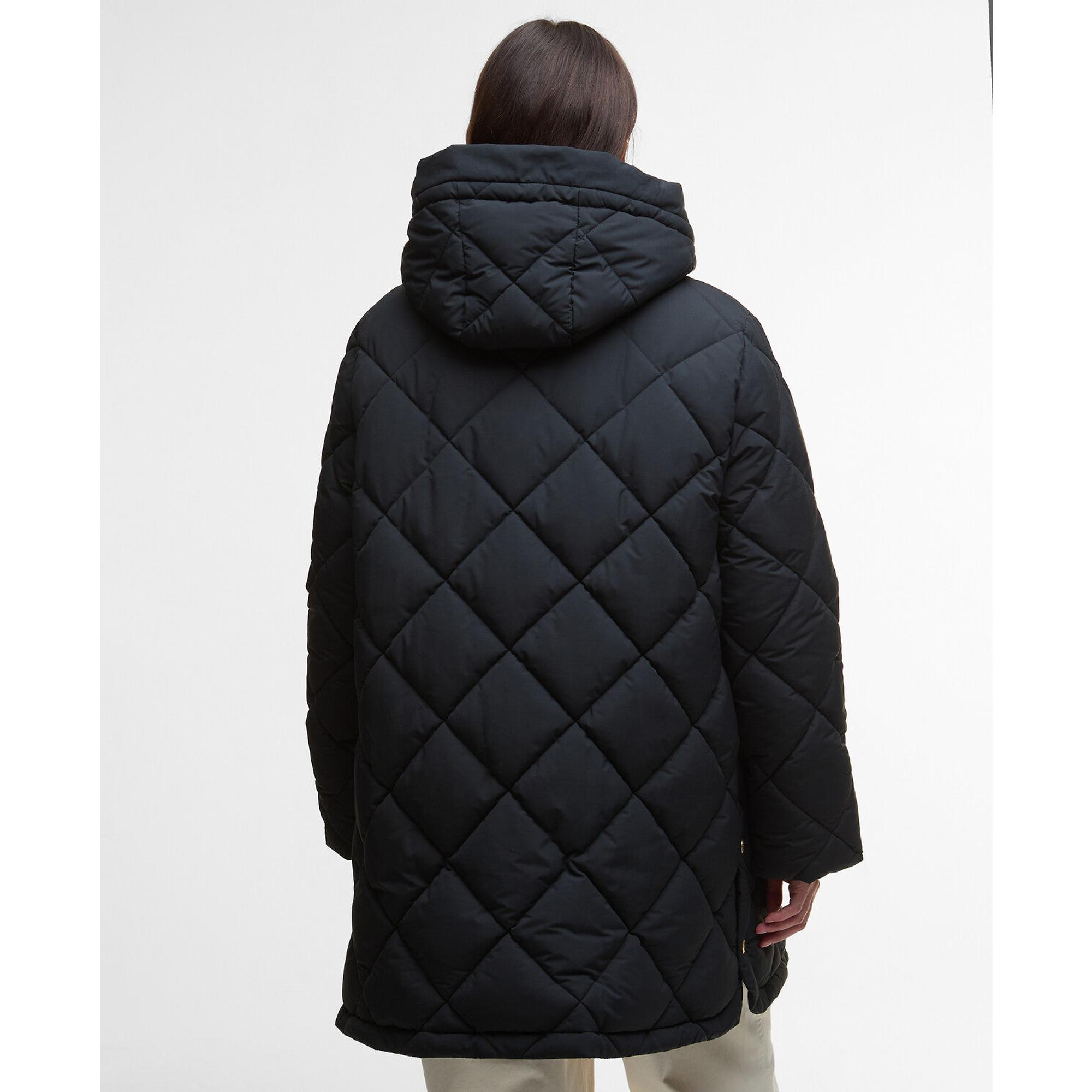 Product image 4 of 7 of Barbour Women's Kailyn Puffer Jacket - Black/Classic Tartan