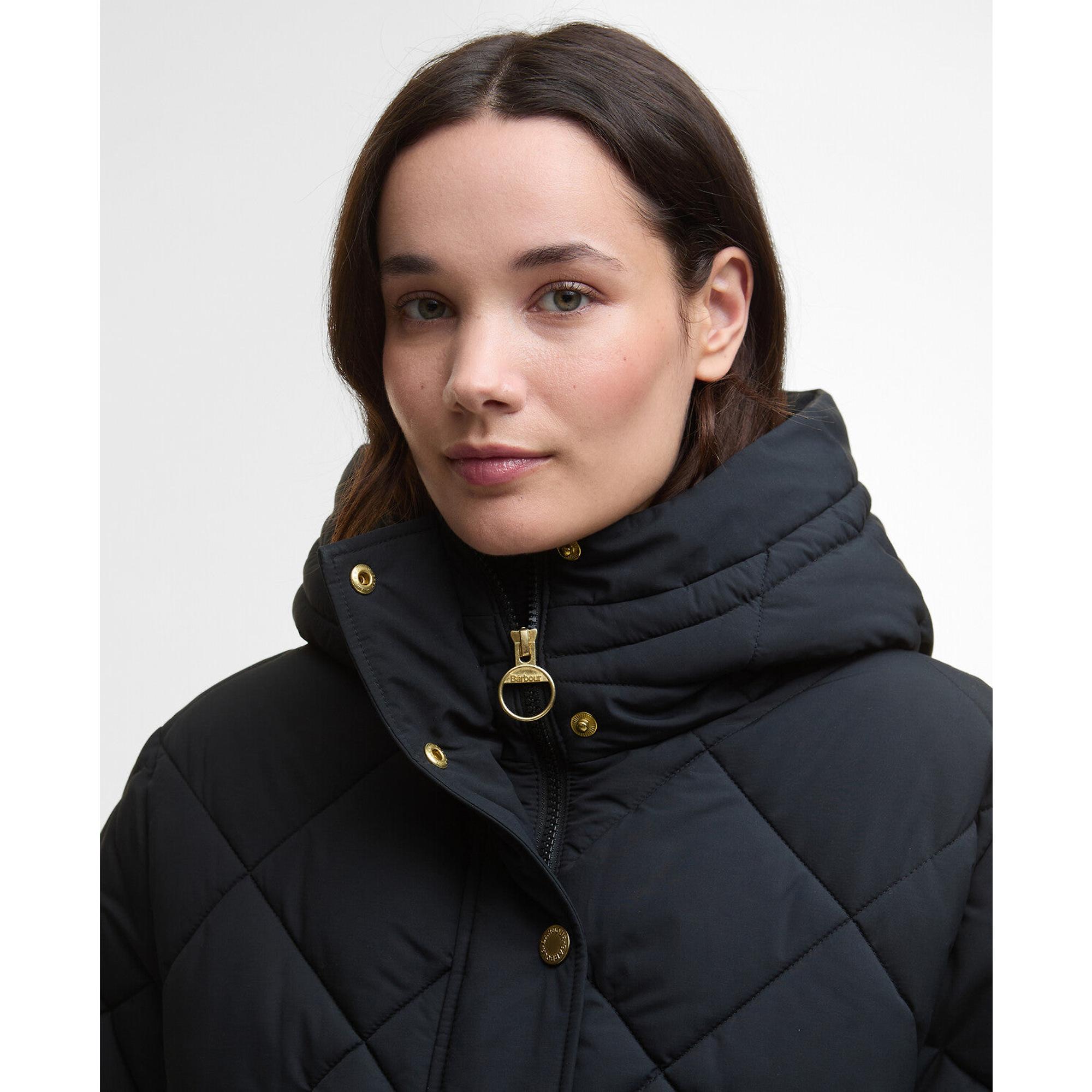 Product image 5 of 7 of Barbour Women's Kailyn Puffer Jacket - Black/Classic Tartan