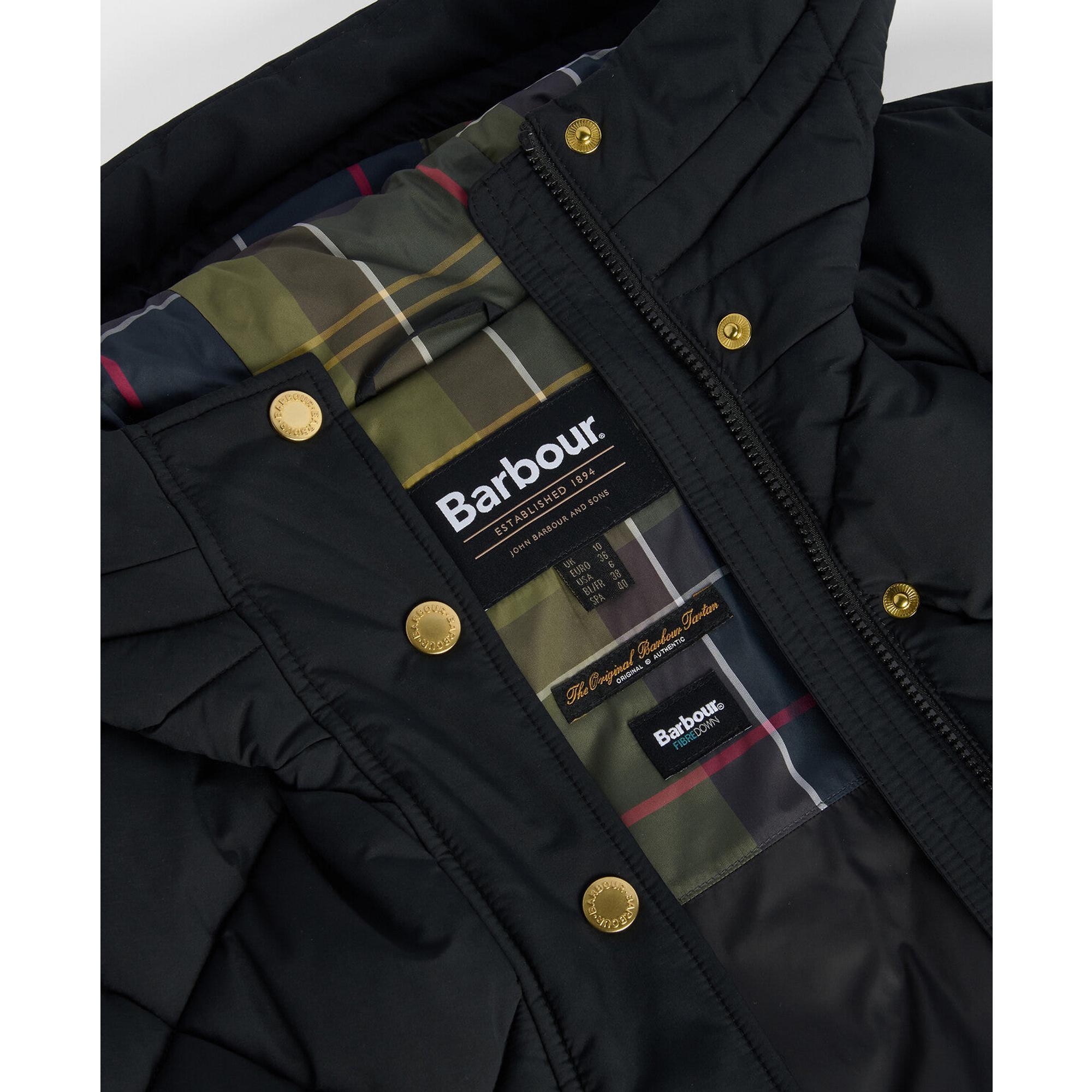 Product image 7 of 7 of Barbour Women's Kailyn Puffer Jacket - Black/Classic Tartan