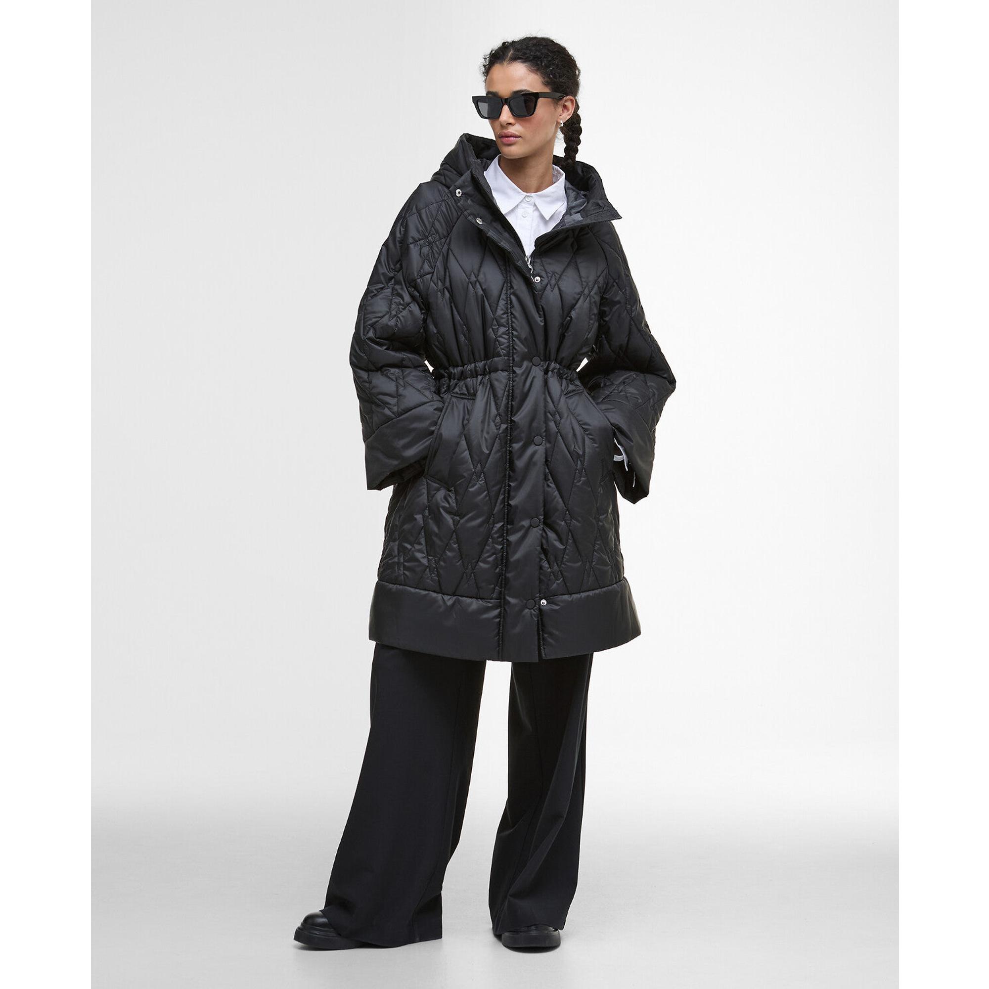 Product image 3 of 9 of Barbour Women's Celine Quilted Jacket - Black/Onyx Tartan