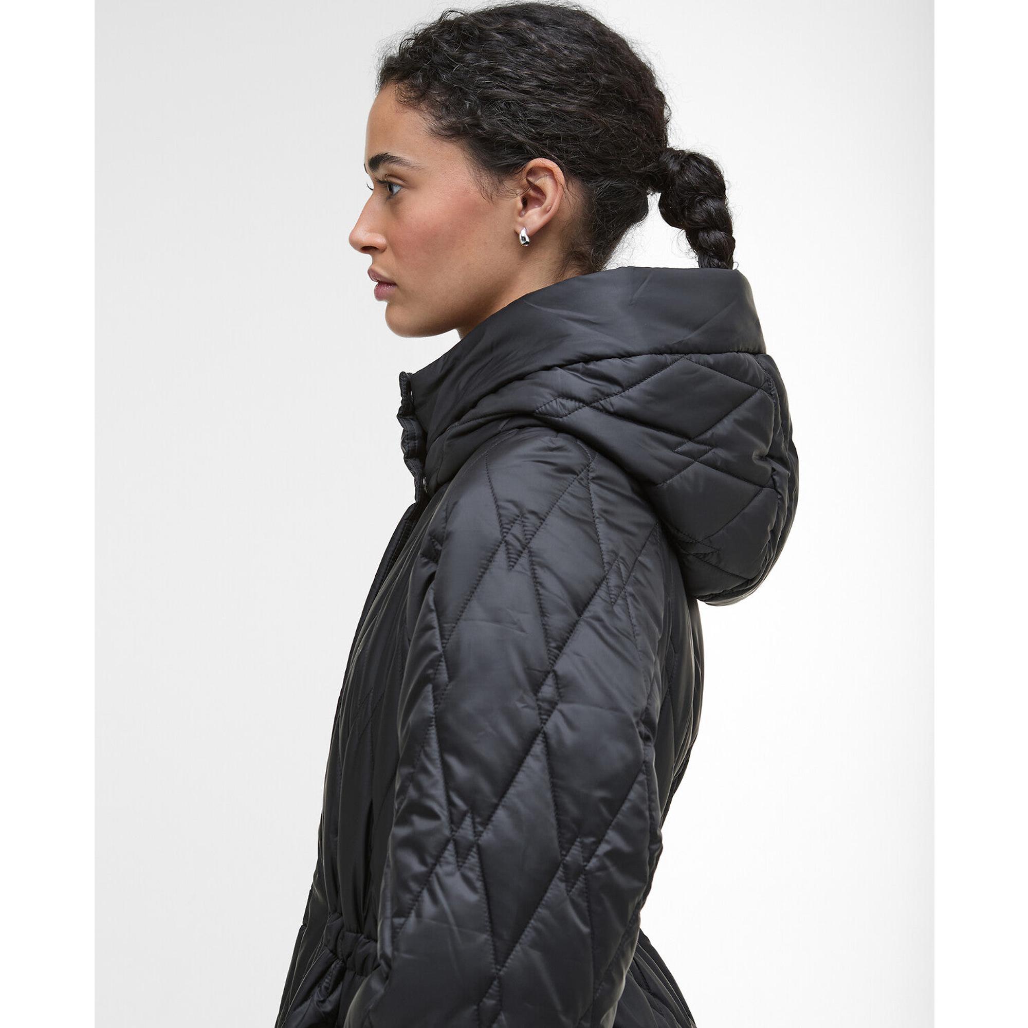 Product image 7 of 9 of Barbour Women's Celine Quilted Jacket - Black/Onyx Tartan