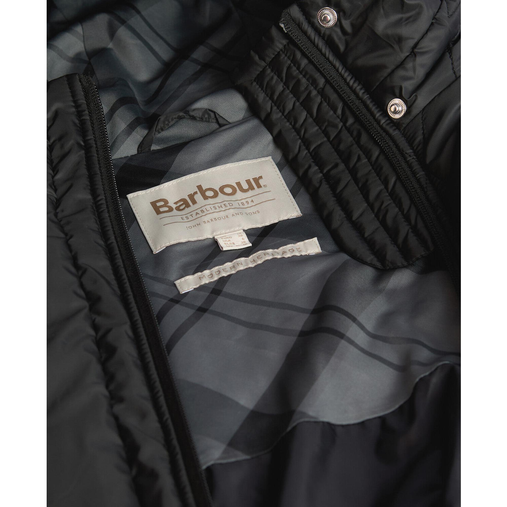 Product image 9 of 9 of Barbour Women's Celine Quilted Jacket - Black/Onyx Tartan