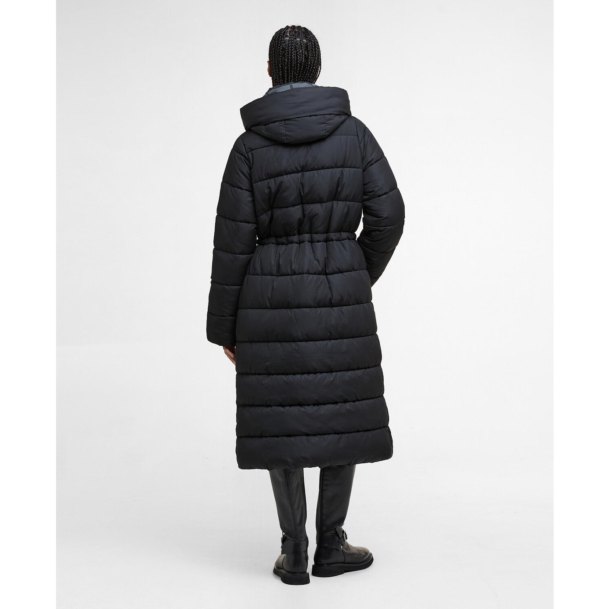 Product image 4 of 8 of Barbour Women's Freya Puffer Jacket - Black/Onyx Tartan