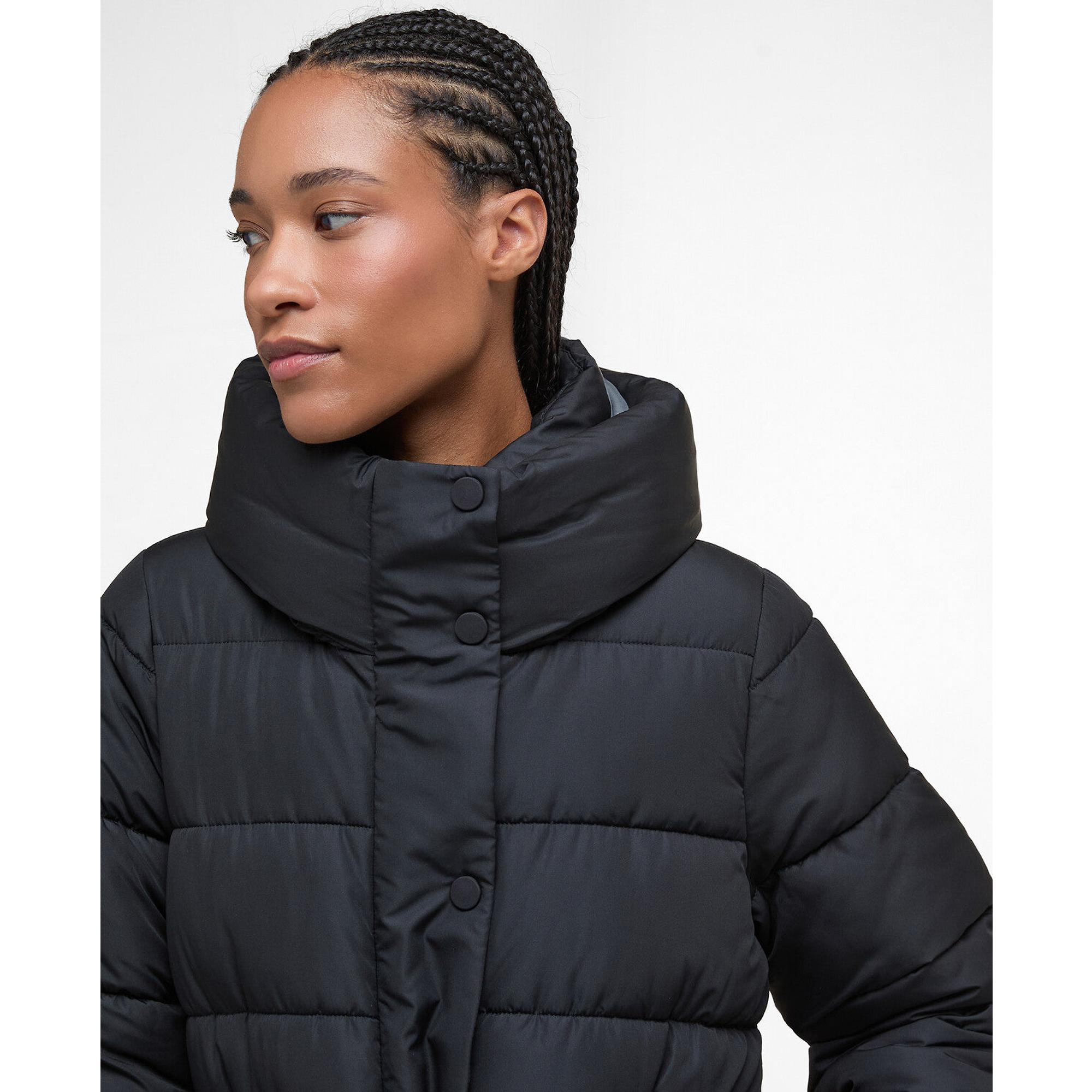 Product image 5 of 8 of Barbour Women's Freya Puffer Jacket - Black/Onyx Tartan