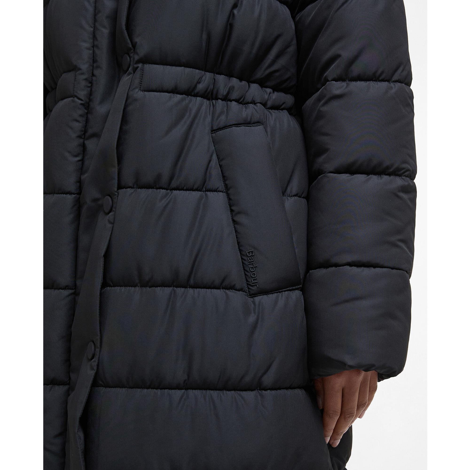 Product image 7 of 8 of Barbour Women's Freya Puffer Jacket - Black/Onyx Tartan