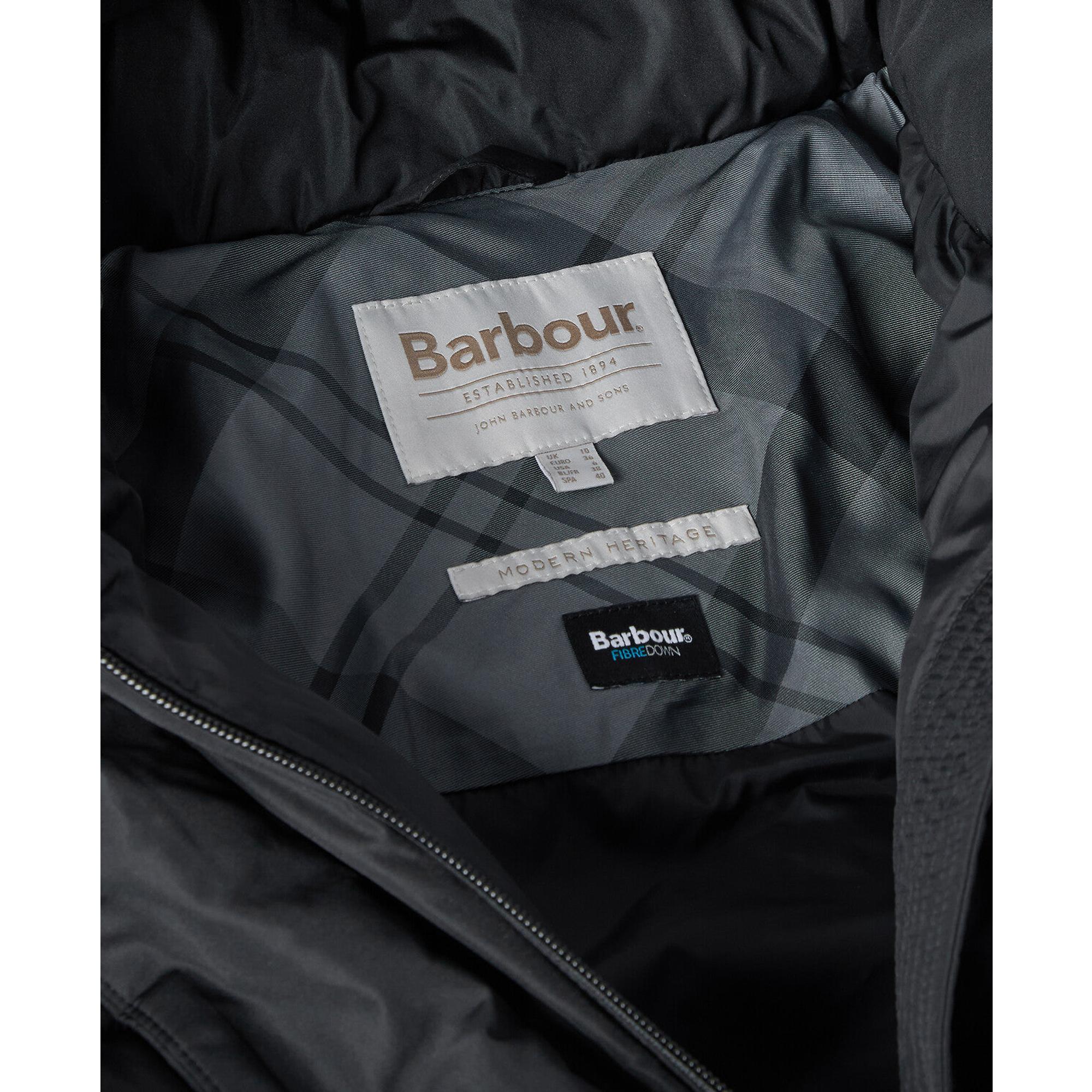 Product image 8 of 8 of Barbour Women's Freya Puffer Jacket - Black/Onyx Tartan