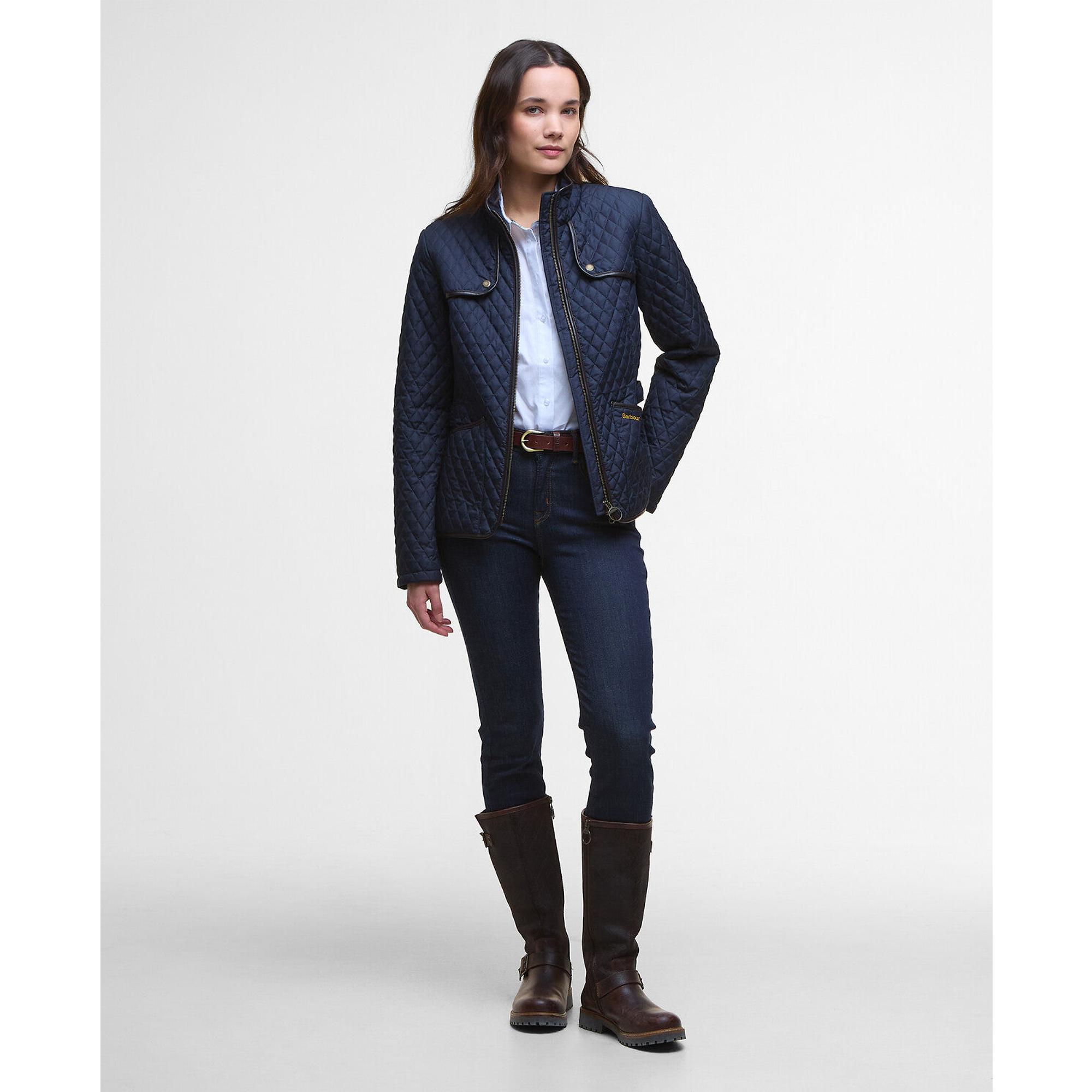 Product image 3 of 8 of Barbour Women's Dahlia Quilted Jacket - Dark Navy
