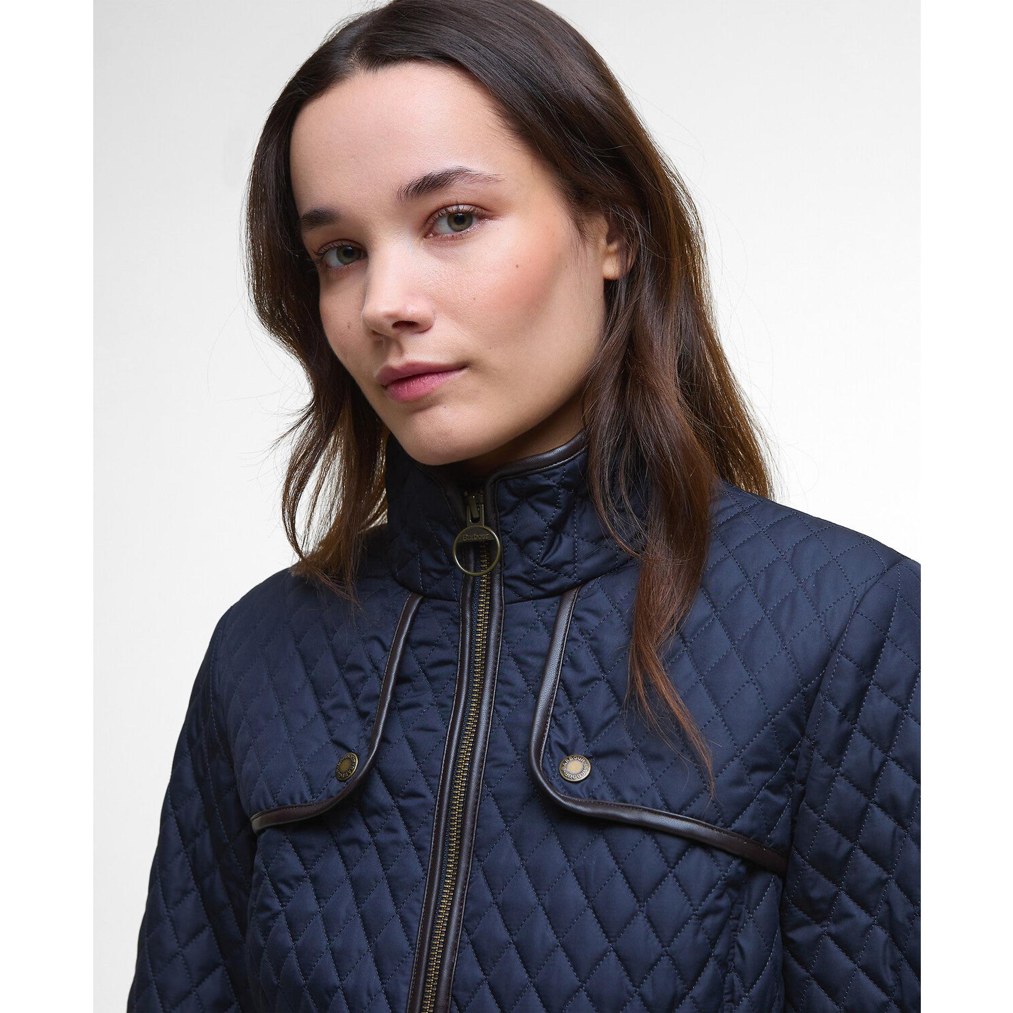 Product image 5 of 8 of Barbour Women's Dahlia Quilted Jacket - Dark Navy