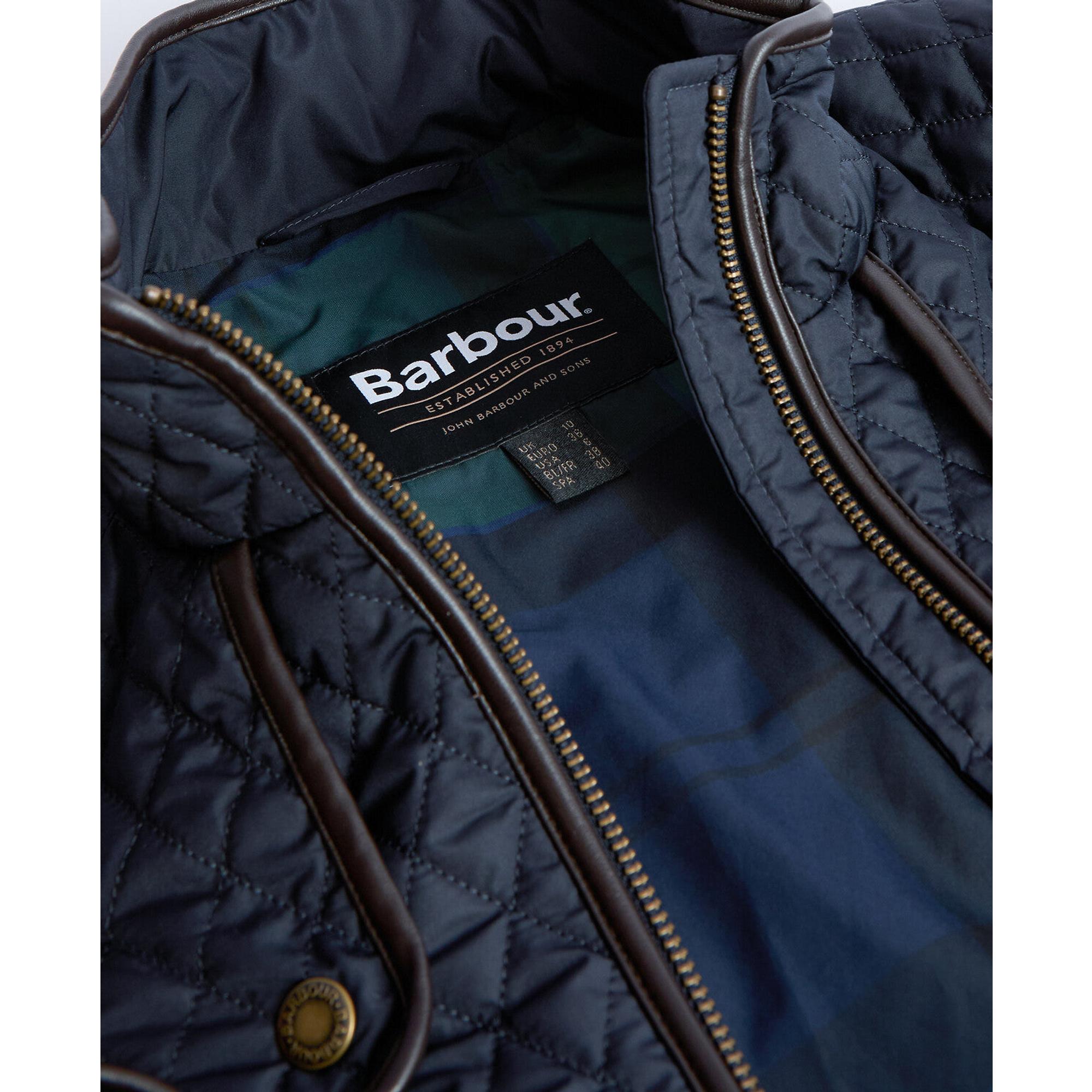 Product image 8 of 8 of Barbour Women's Dahlia Quilted Jacket - Dark Navy
