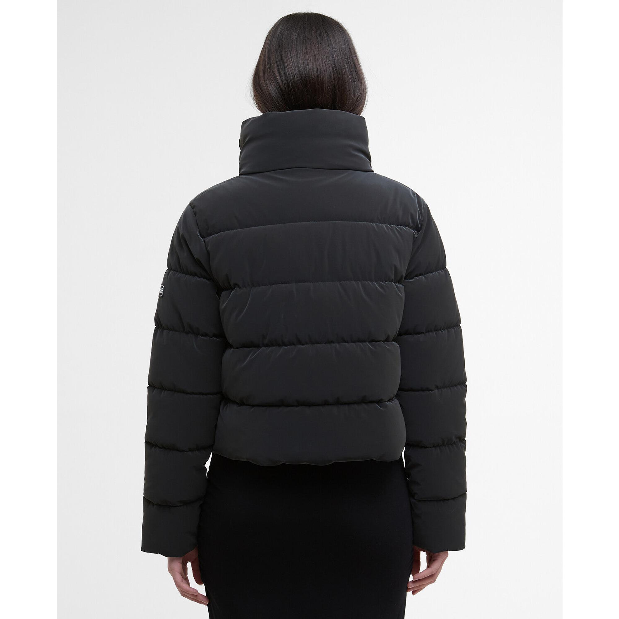 Product image 4 of 7 of Barbour International Women's Hudson Velvet Puffer Jacket - Black