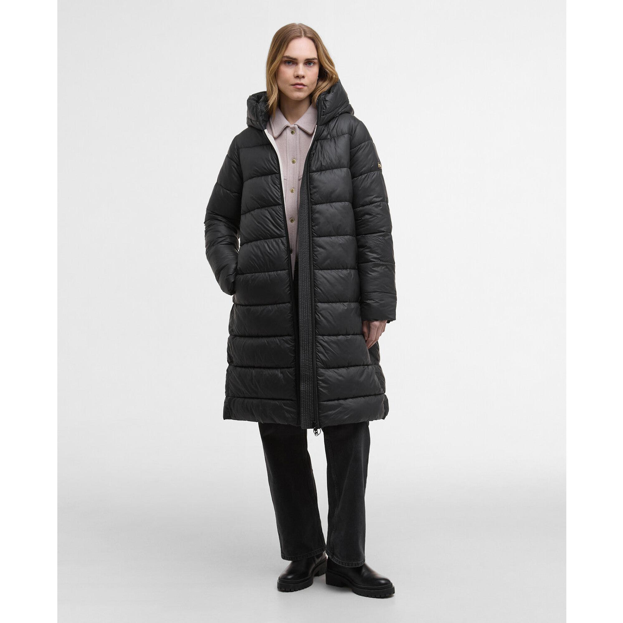 Product image 2 of 8 of Barbour International Women's Olivios Longline Puffer Jacket - Black