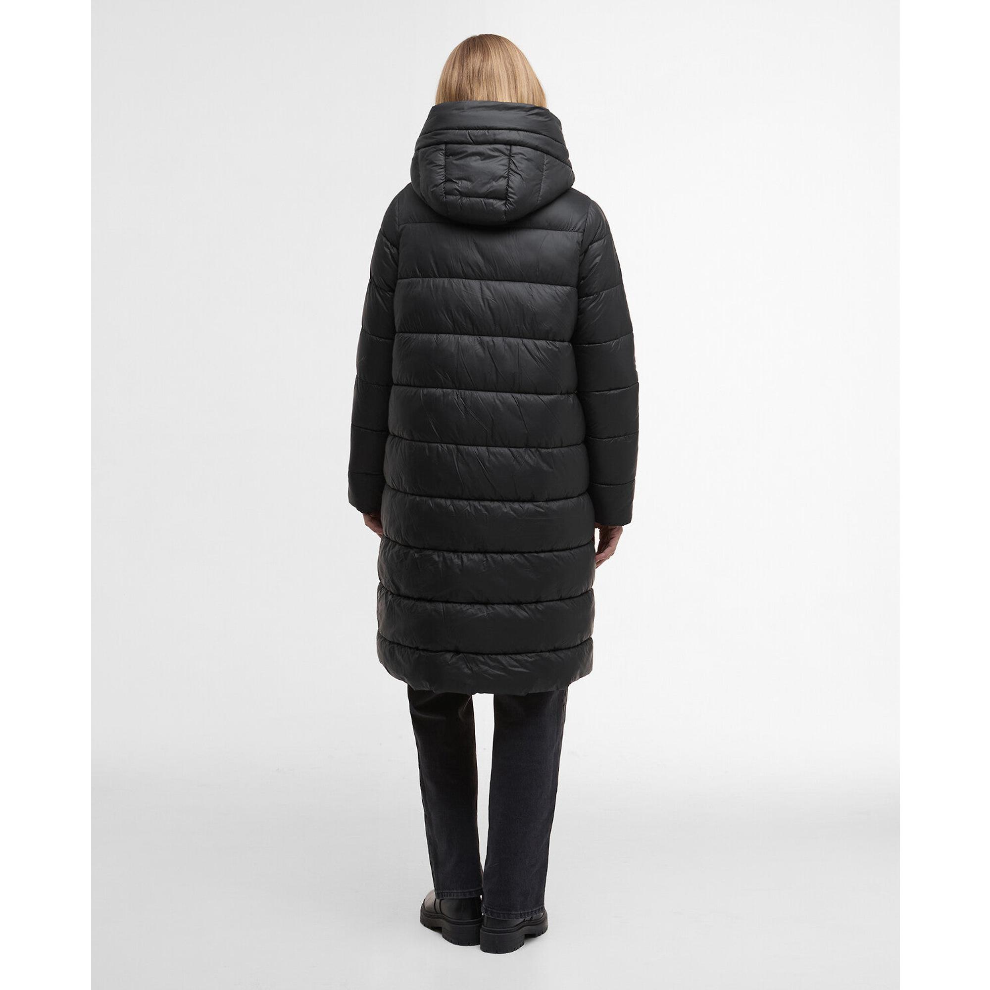 Product image 4 of 8 of Barbour International Women's Olivios Longline Puffer Jacket - Black