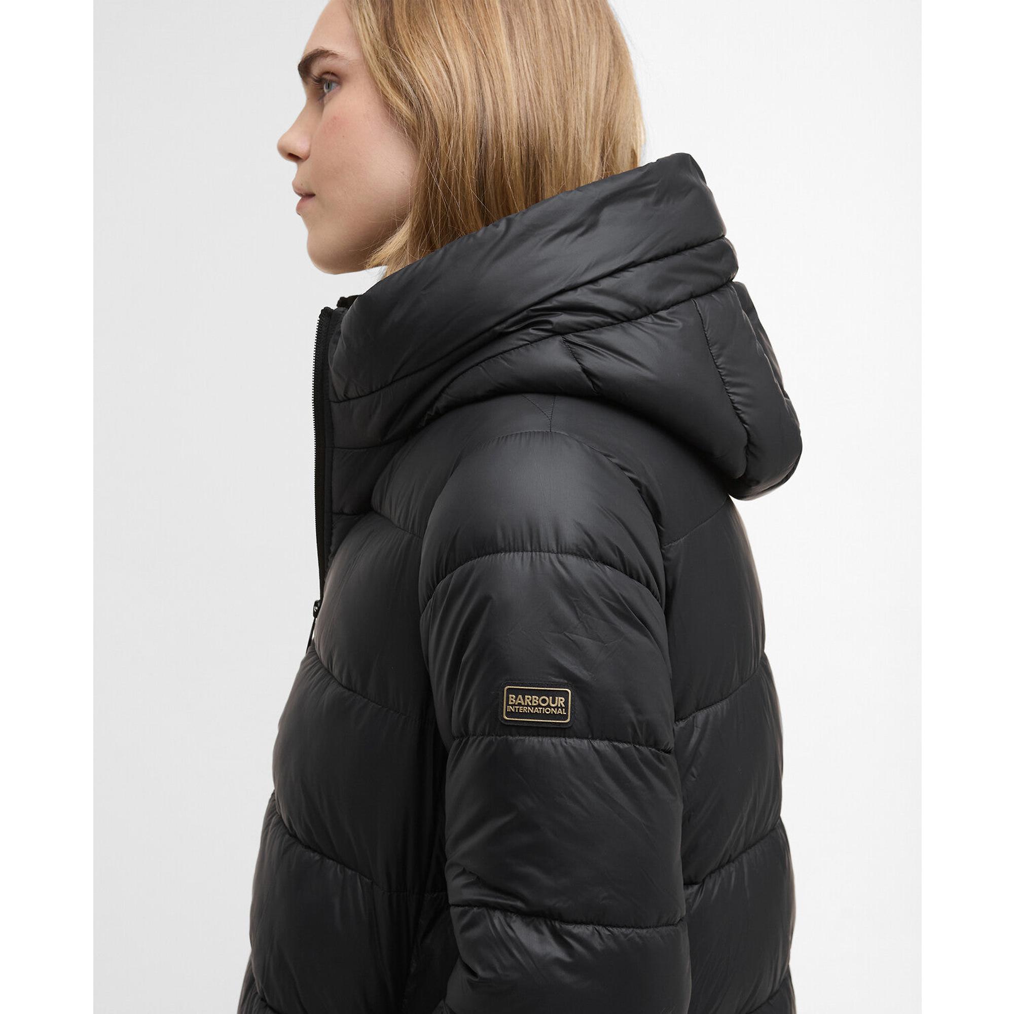 Product image 5 of 8 of Barbour International Women's Olivios Longline Puffer Jacket - Black