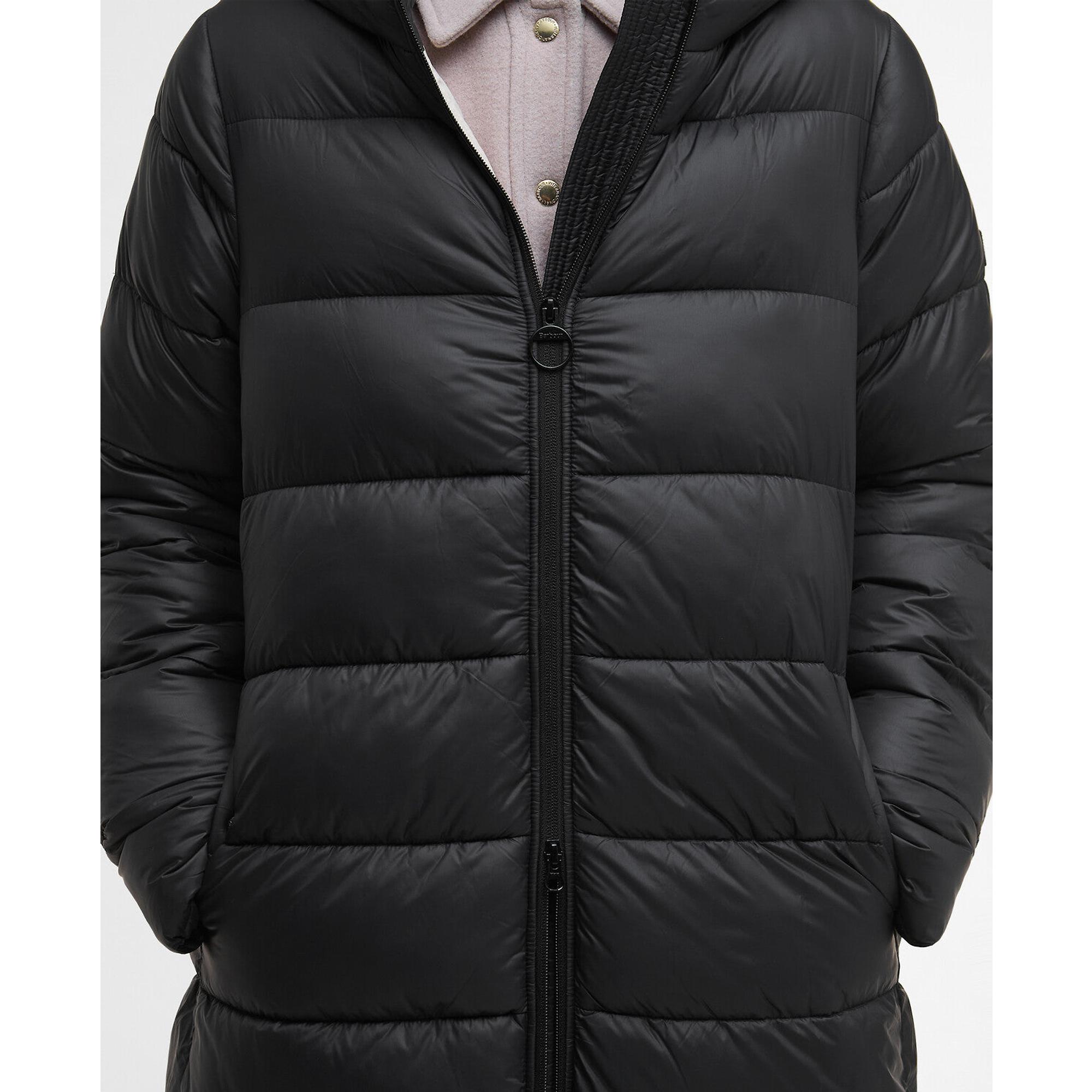 Product image 6 of 8 of Barbour International Women's Olivios Longline Puffer Jacket - Black
