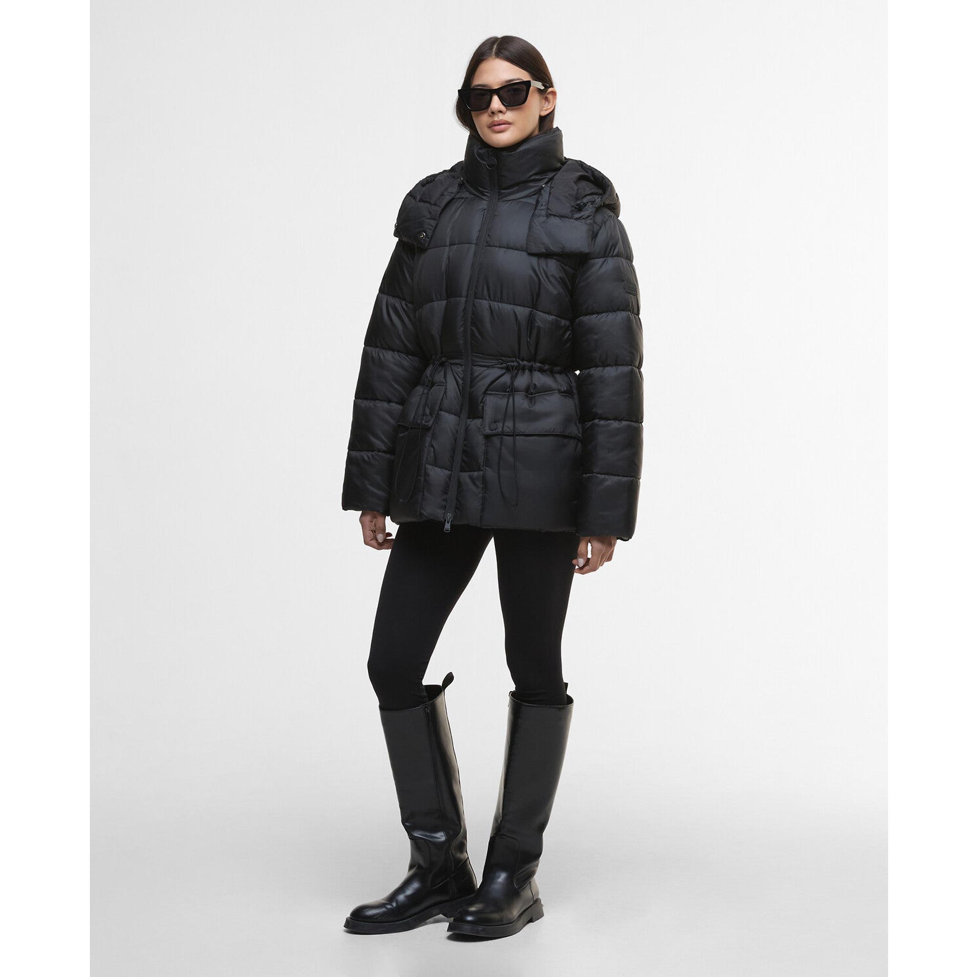 Product image 3 of 8 of Barbour International Women's Lisbon Puffer Jacket - Black