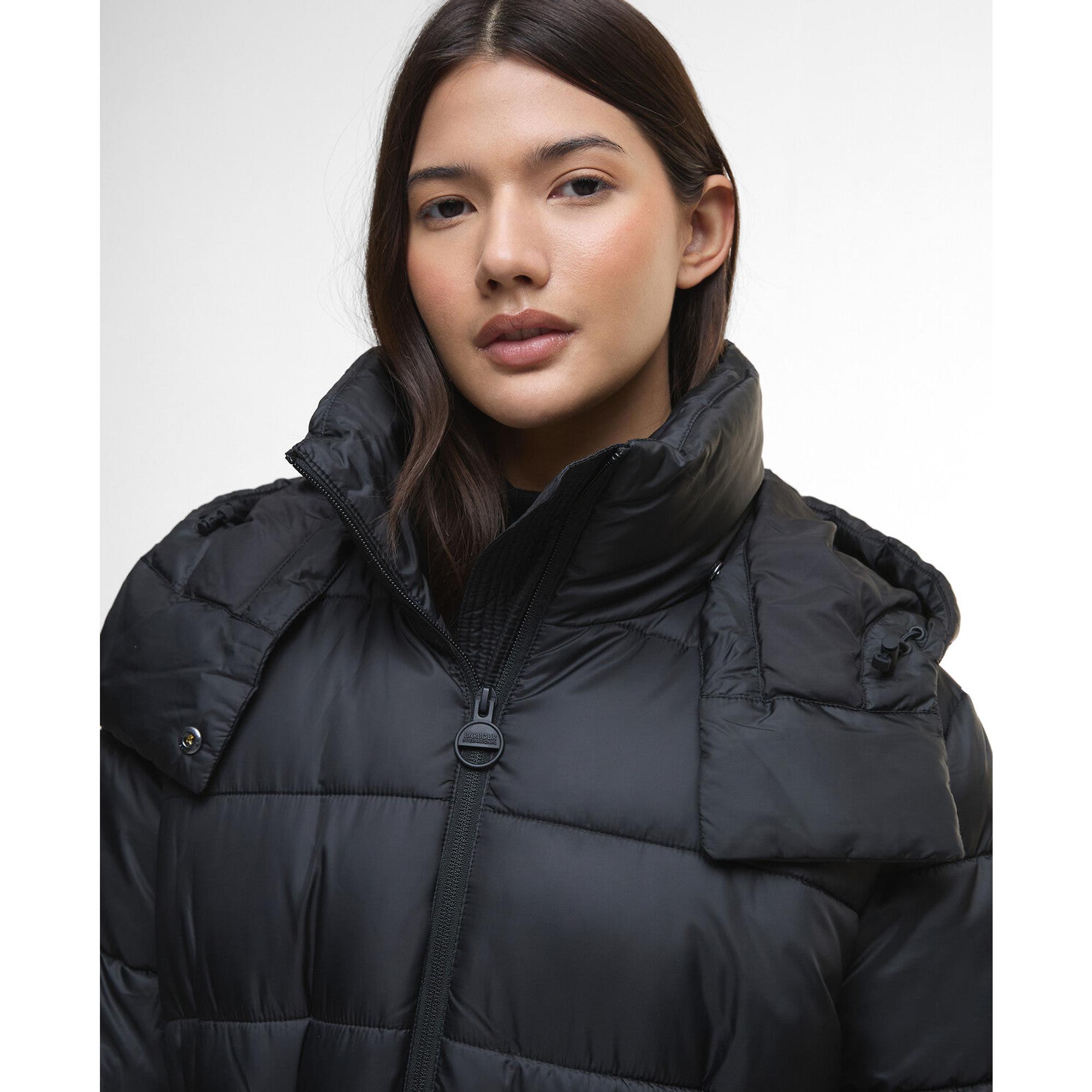 Product image 5 of 8 of Barbour International Women's Lisbon Puffer Jacket - Black