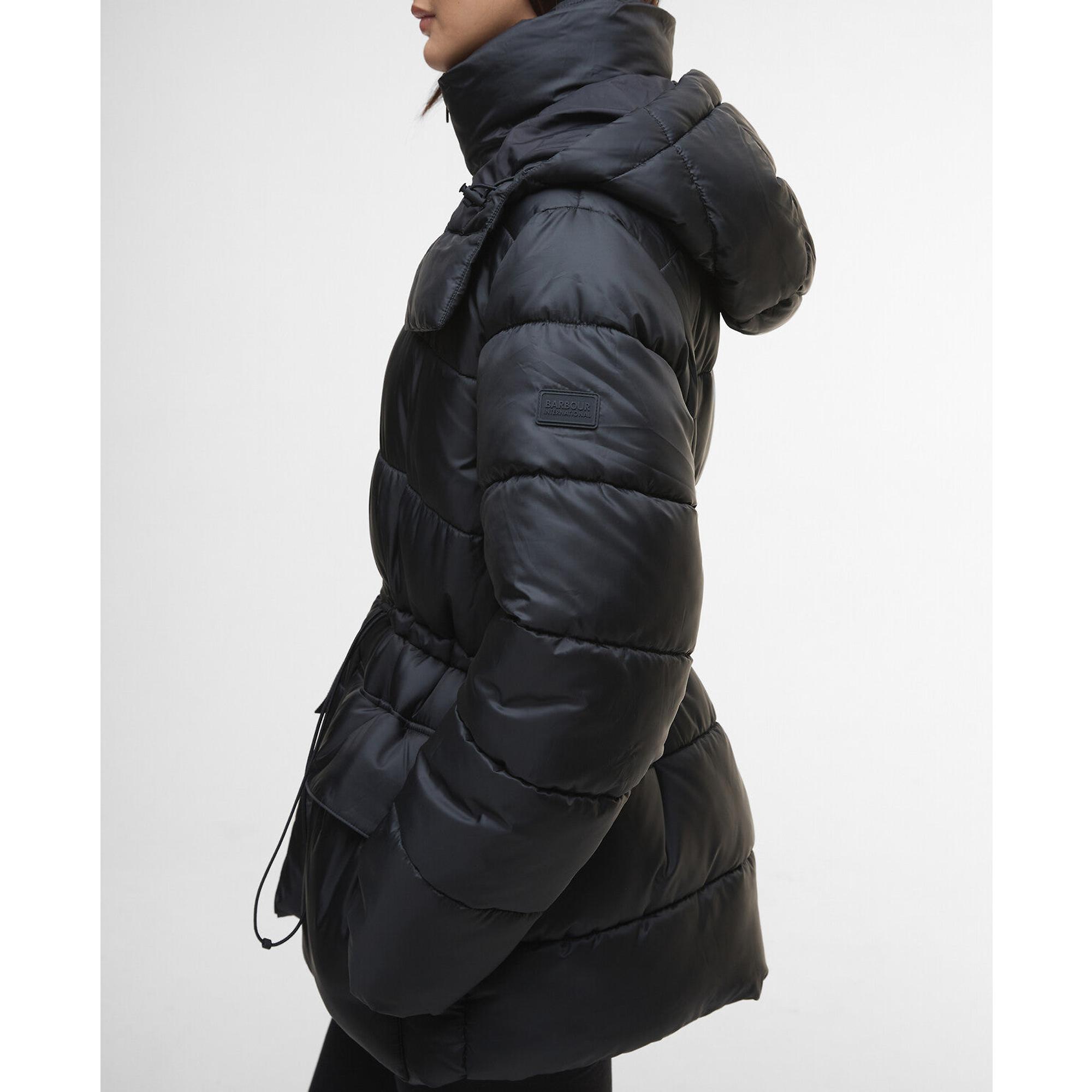Product image 6 of 8 of Barbour International Women's Lisbon Puffer Jacket - Black