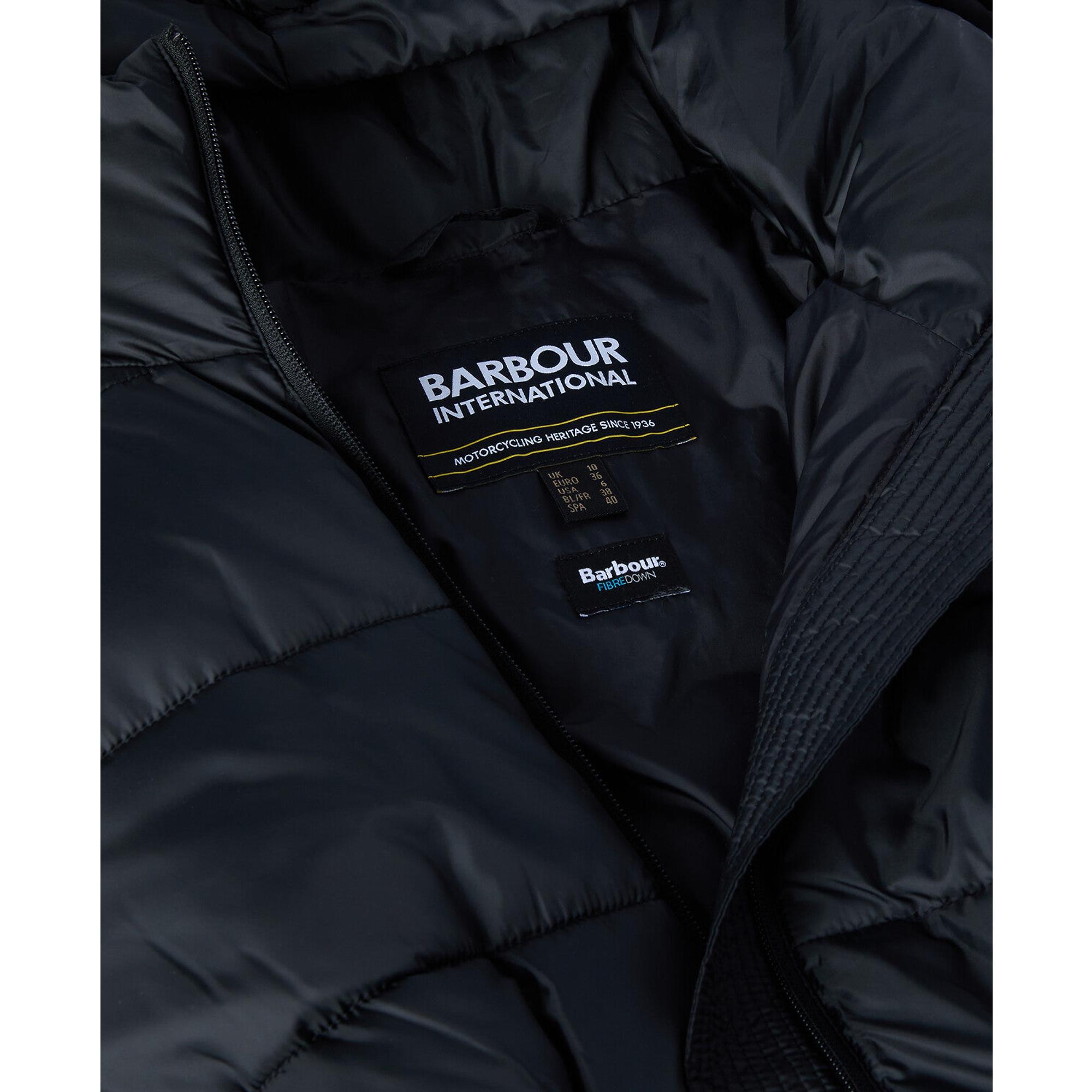 Product image 8 of 8 of Barbour International Women's Lisbon Puffer Jacket - Black