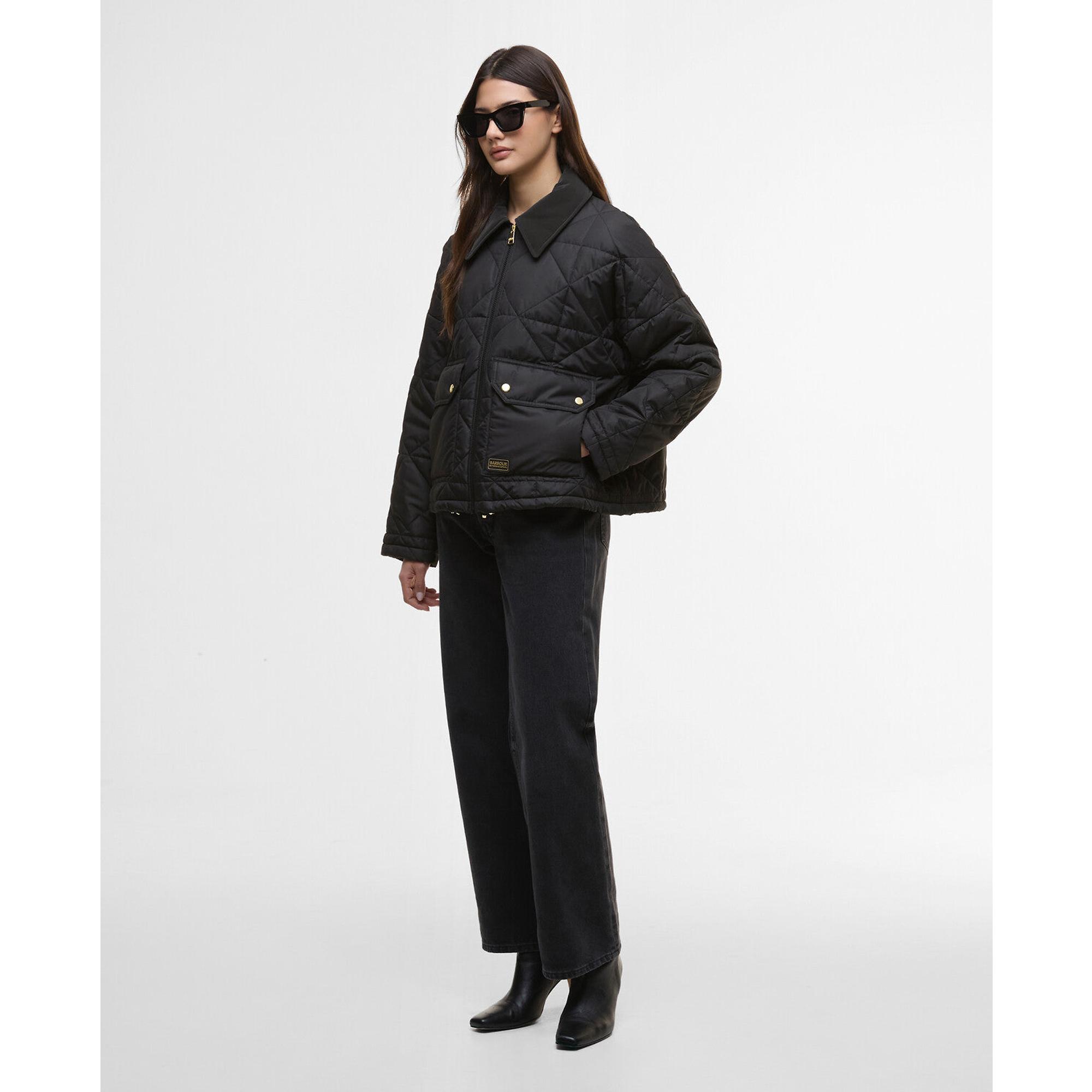 Product image 3 of 8 of Barbour International Women's Juliana Quilted Jacket - Black